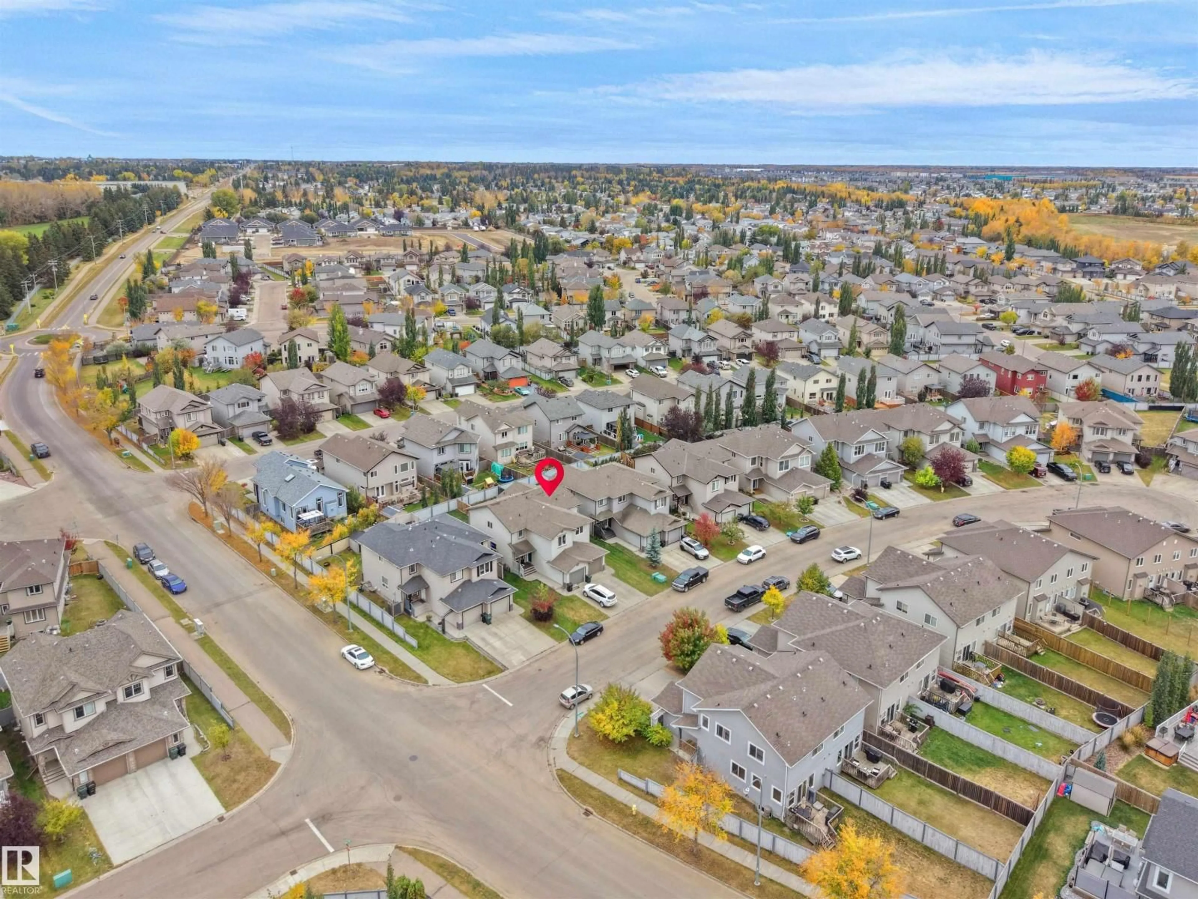 A pic from outside/outdoor area/front of a property/back of a property/a pic from drone, street for 65 ASHBY GD, Spruce Grove Alberta T7X0K1