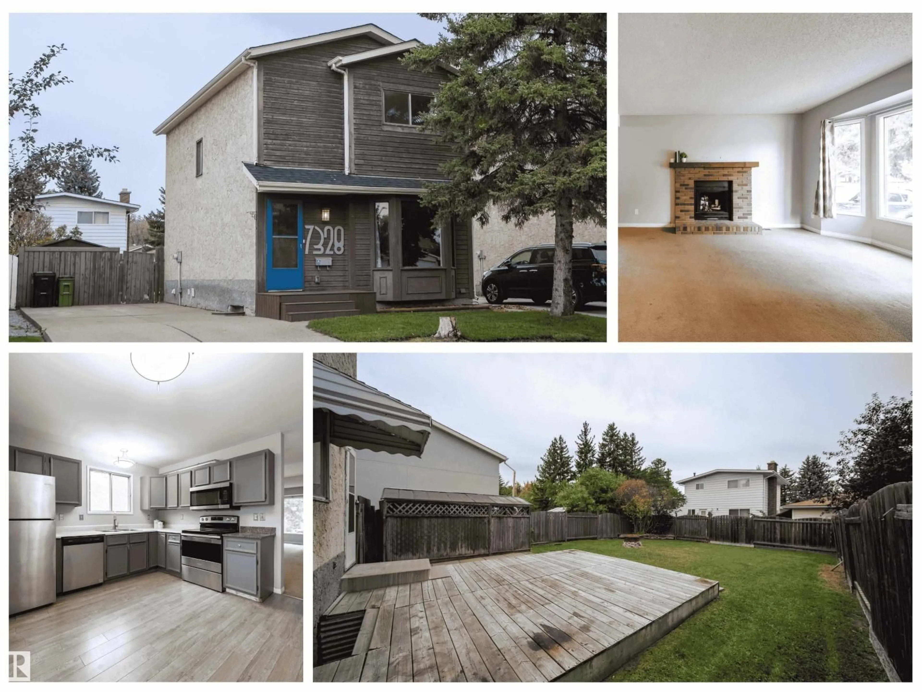 A pic from outside/outdoor area/front of a property/back of a property/a pic from drone, street for NW - 7328 181 ST, Edmonton Alberta T5T2H1
