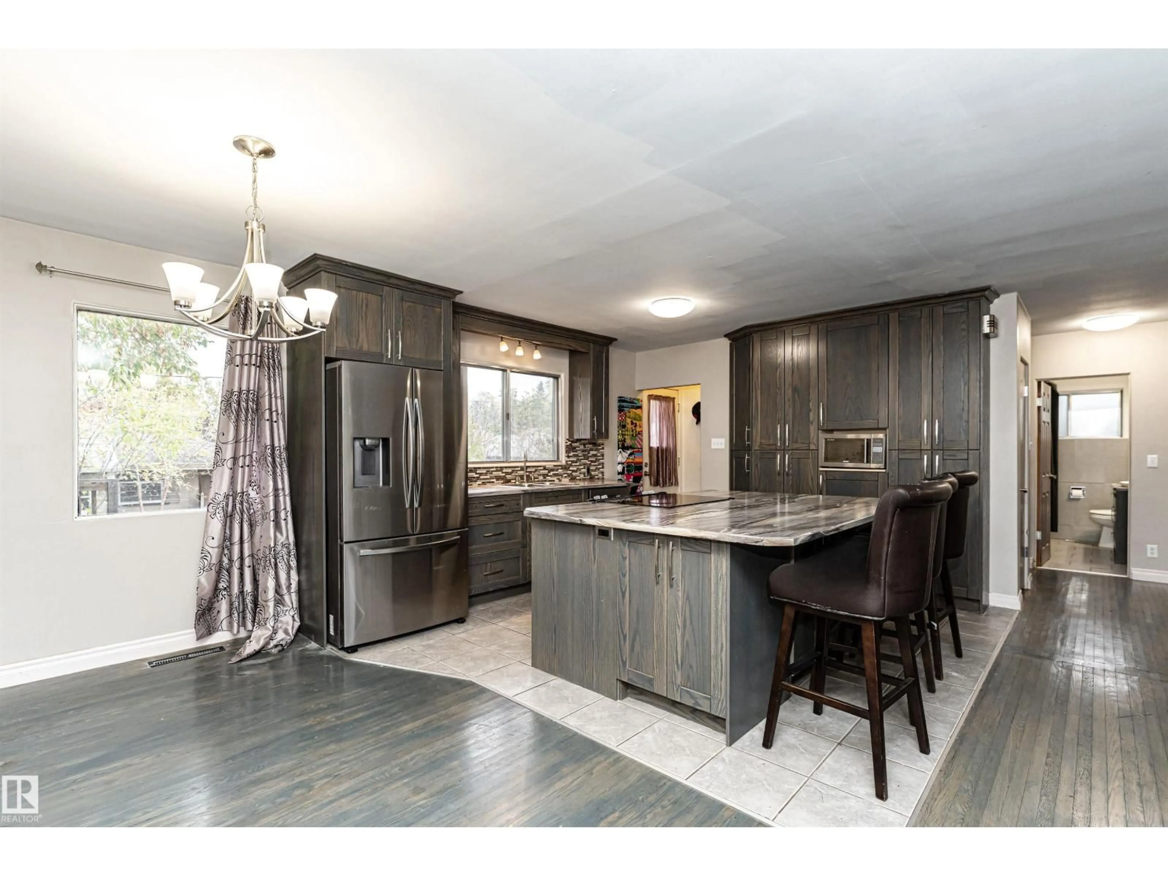 Open concept kitchen, unknown for 10619 149 ST, Edmonton Alberta T5P1L9