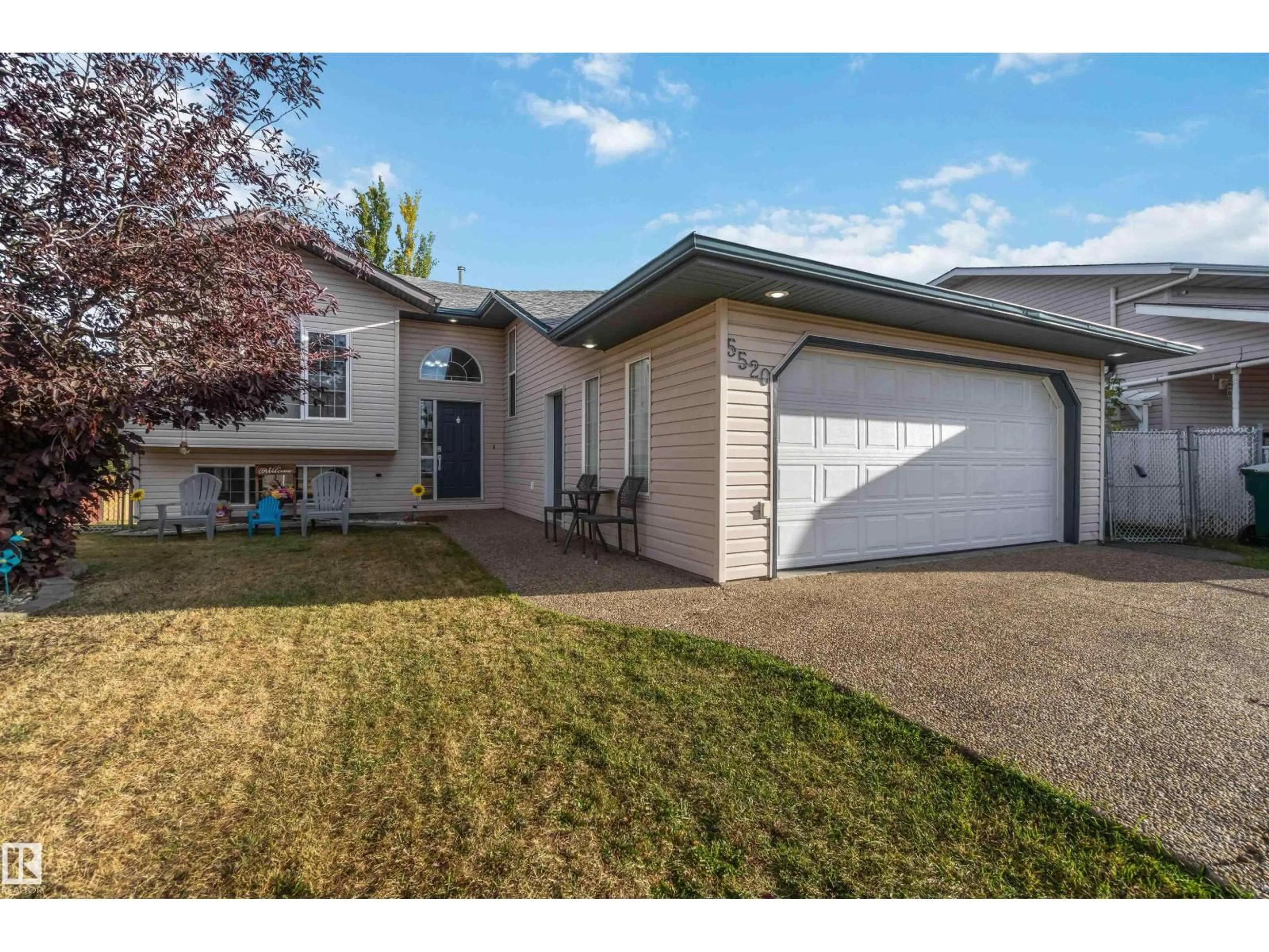 Home with vinyl exterior material, street for 5520 45 ST, Lamont Alberta T0B2R0