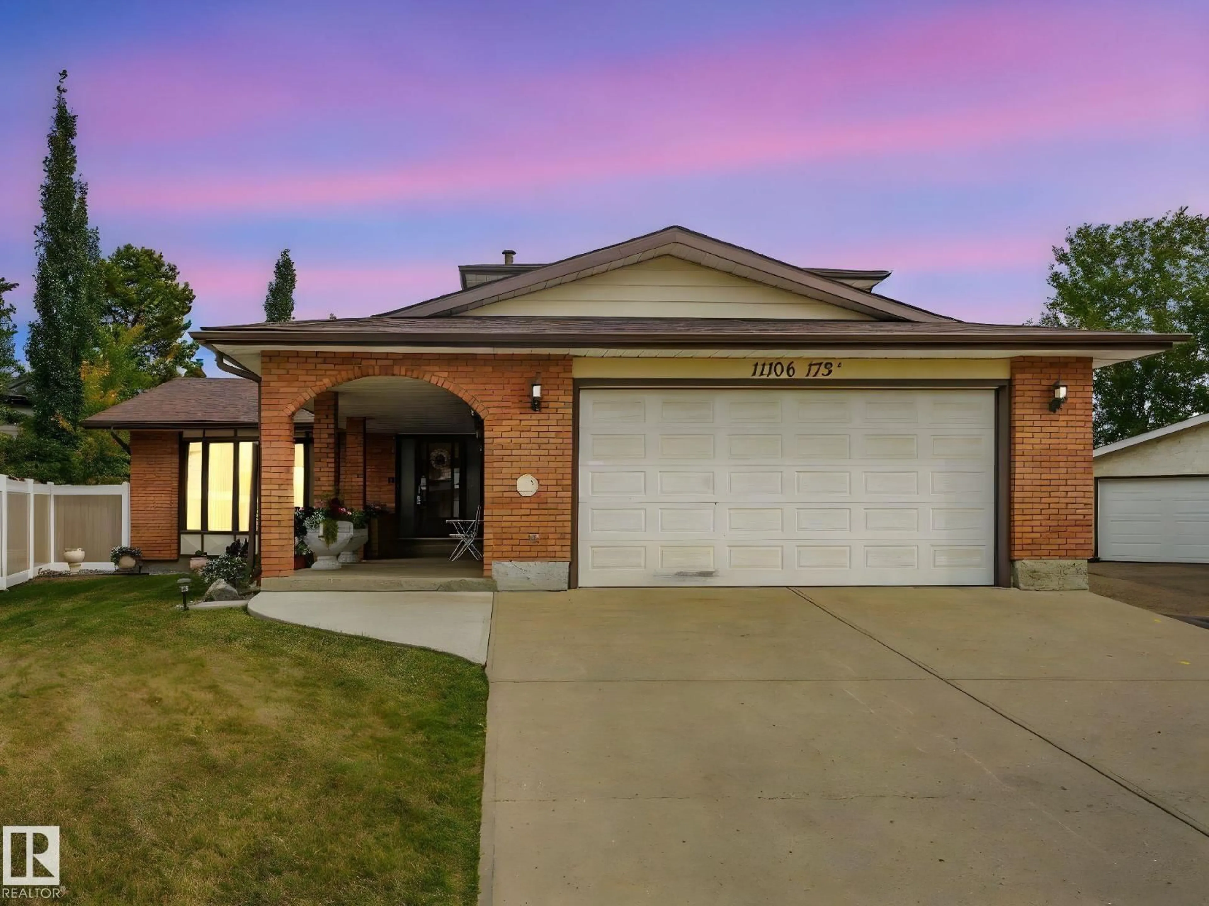 Home with brick exterior material, street for 11106 173A AV, Edmonton Alberta T5X3J9