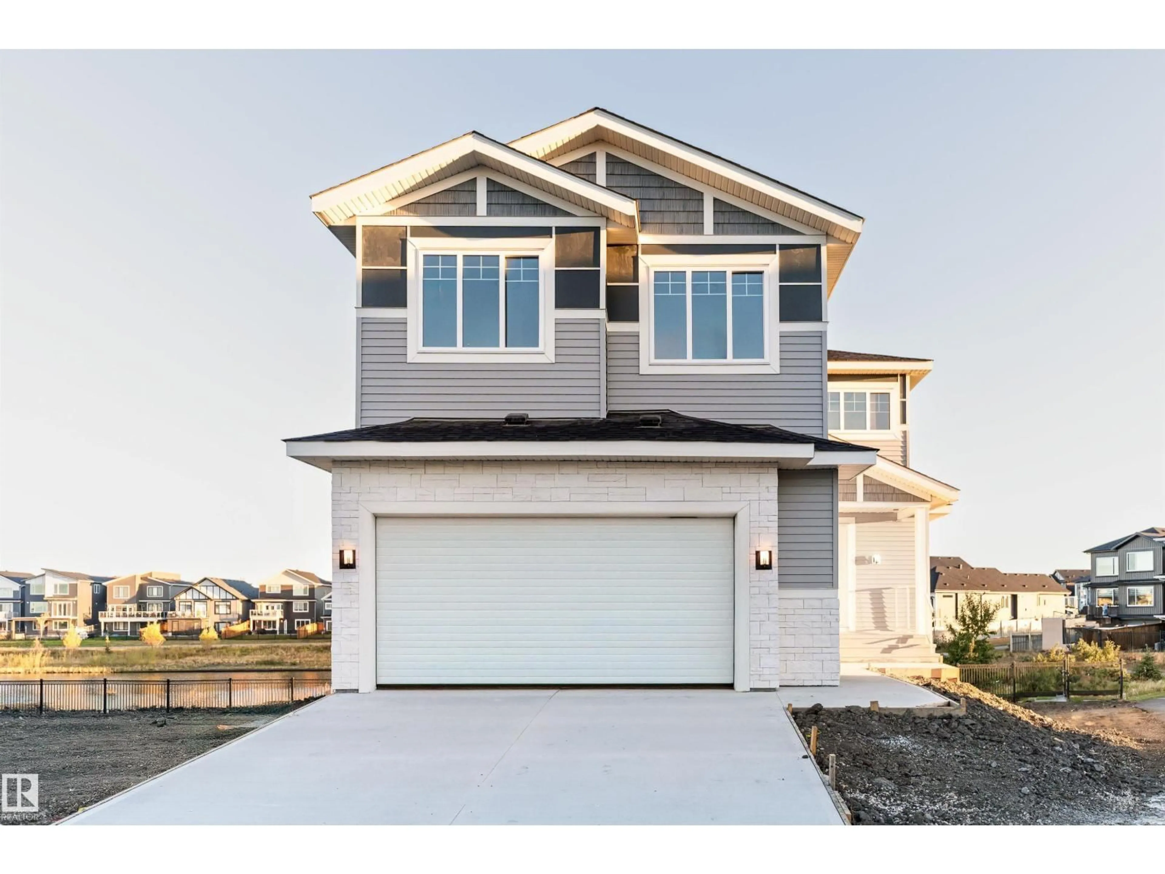 Home with vinyl exterior material, street for 78 ELDRIDGE PT, St. Albert Alberta T8N8C4