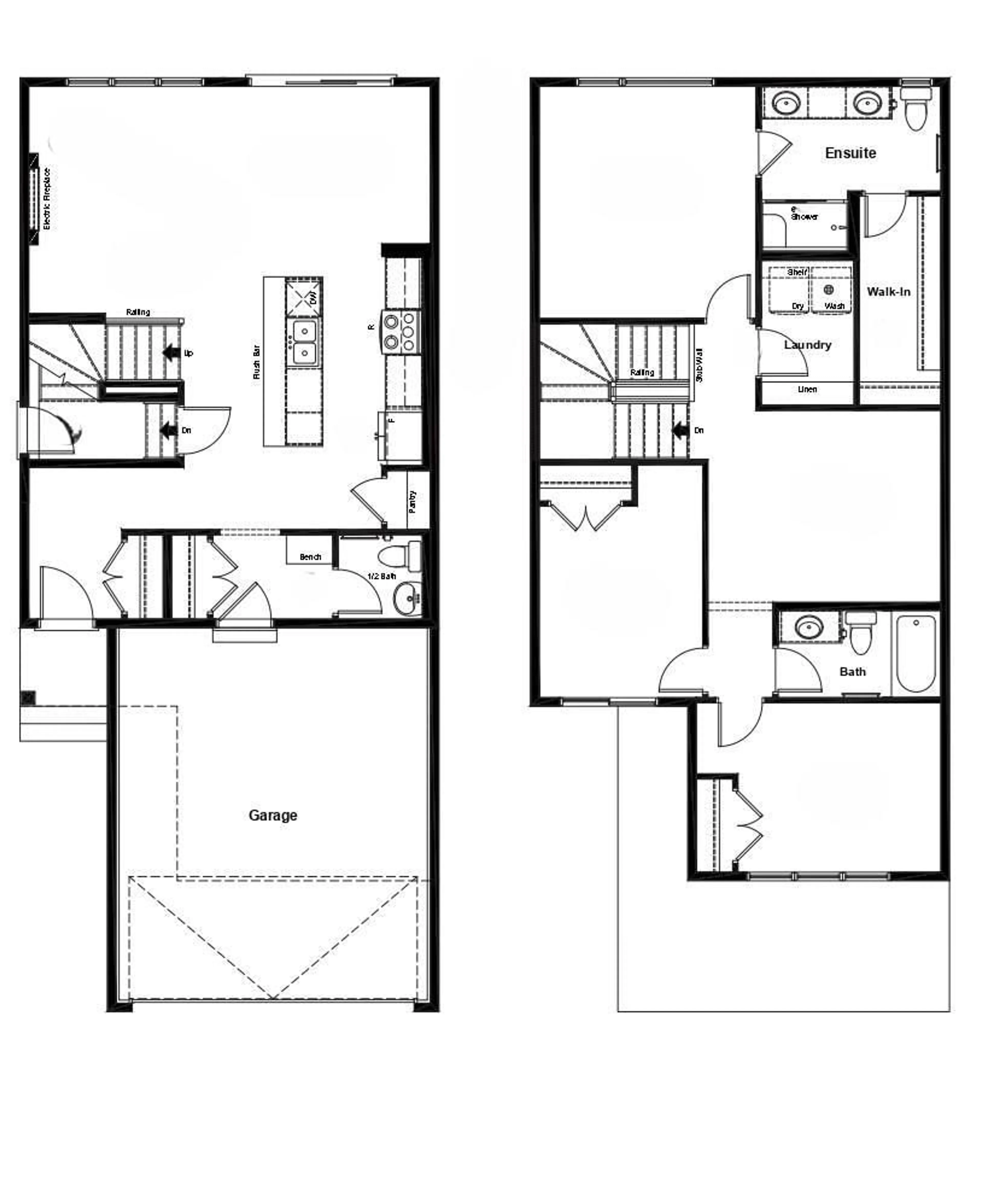 Floor plan for SW - 15831 27 AV, Edmonton Alberta T6W5P6
