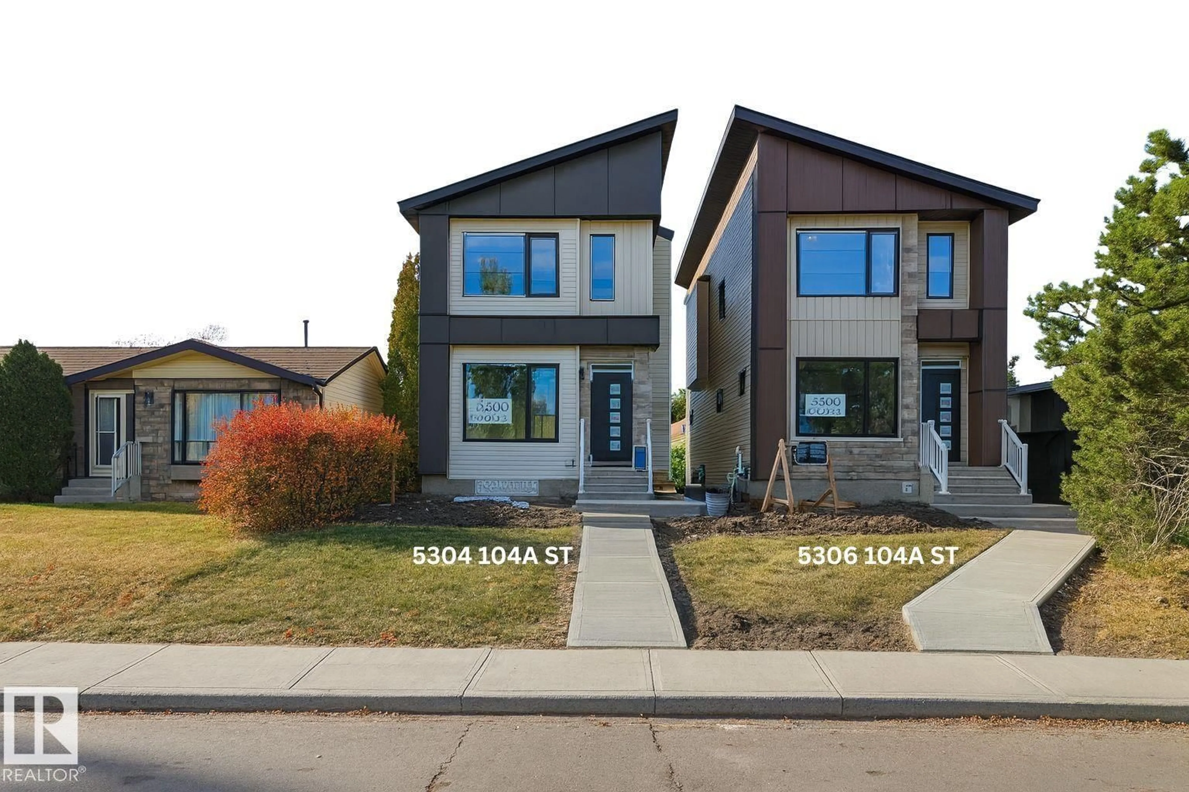 Home with brick exterior material, street for 5306 104A ST NW, Edmonton Alberta T6H2M1