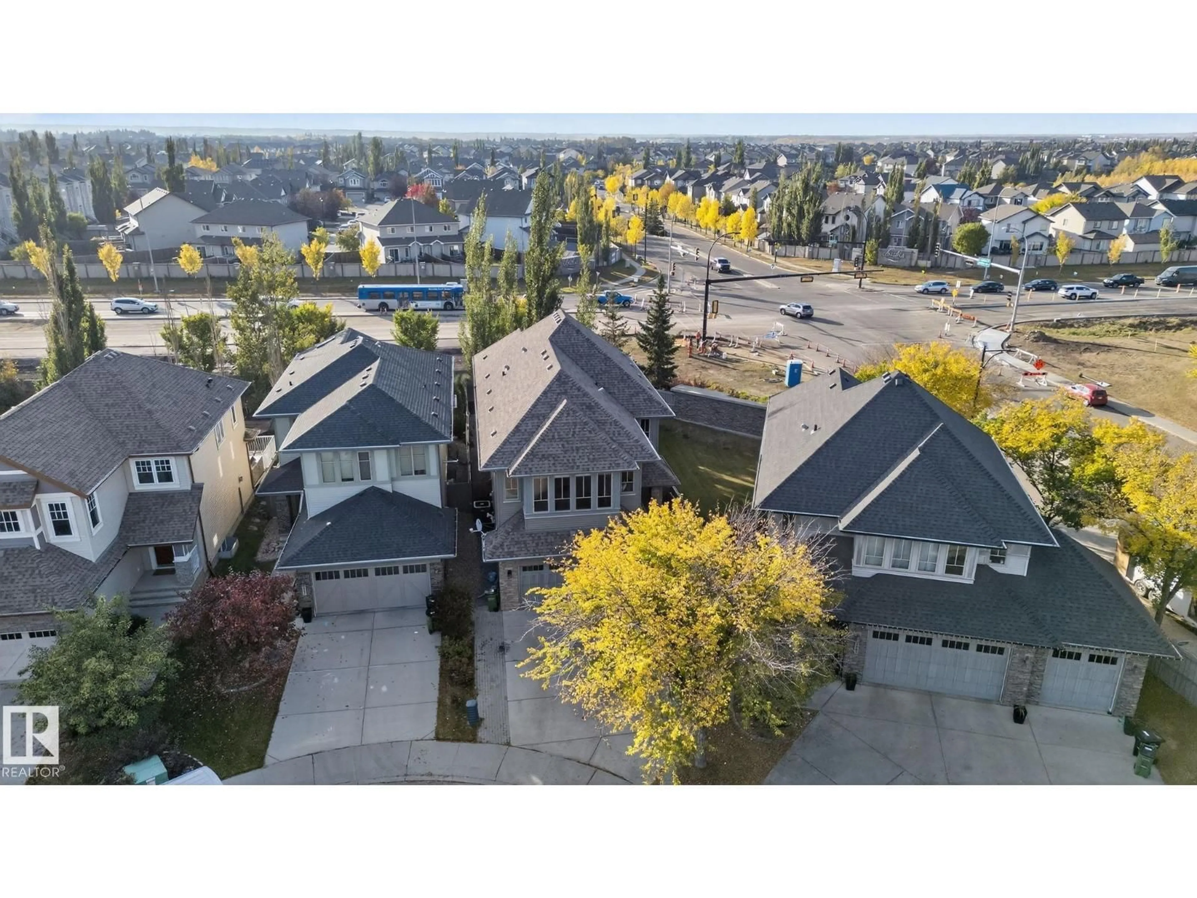 A pic from outside/outdoor area/front of a property/back of a property/a pic from drone, street for SW - 2859 ANDERSON PL, Edmonton Alberta T6W0V7