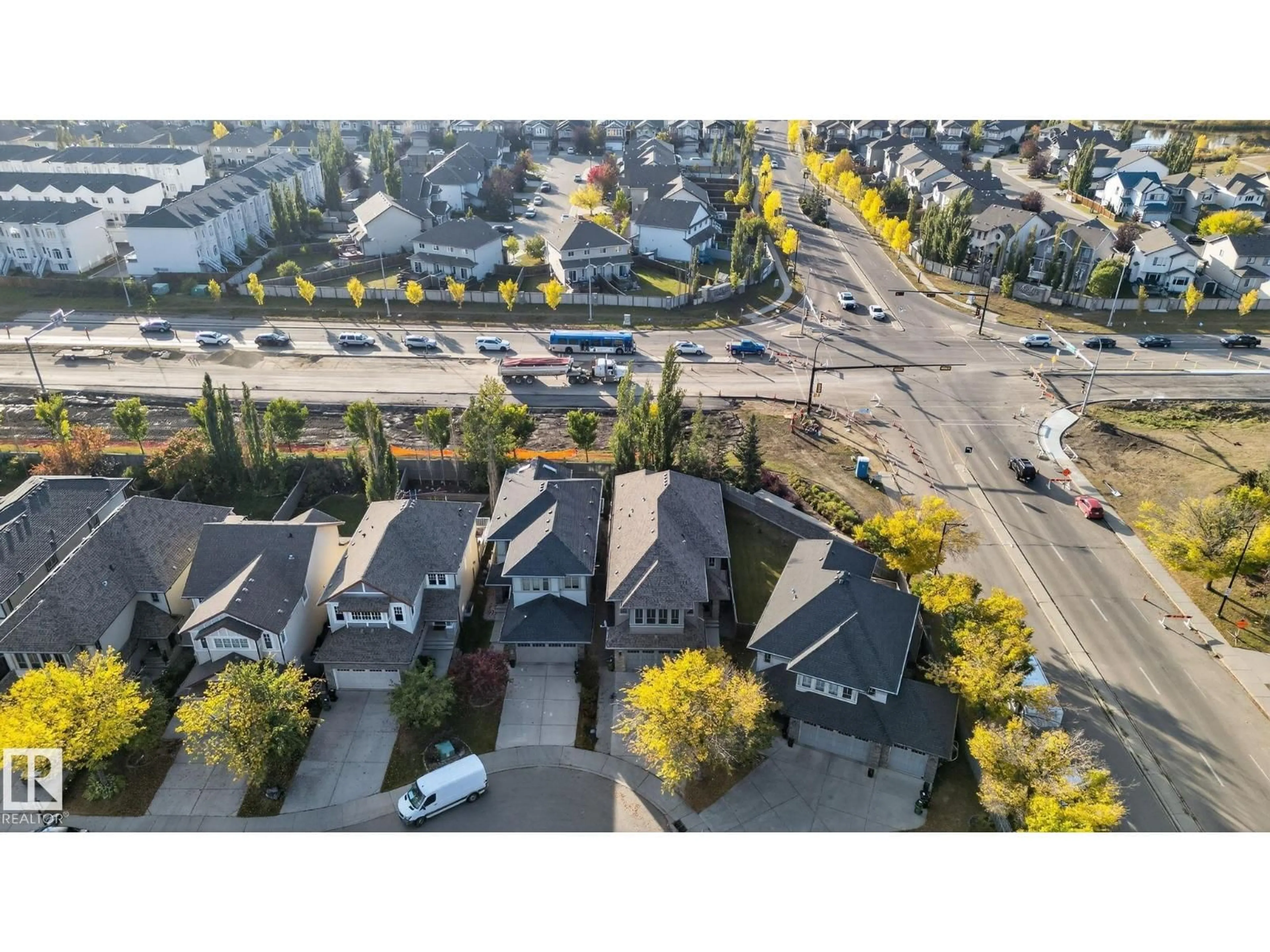 A pic from outside/outdoor area/front of a property/back of a property/a pic from drone, street for SW - 2859 ANDERSON PL, Edmonton Alberta T6W0V7