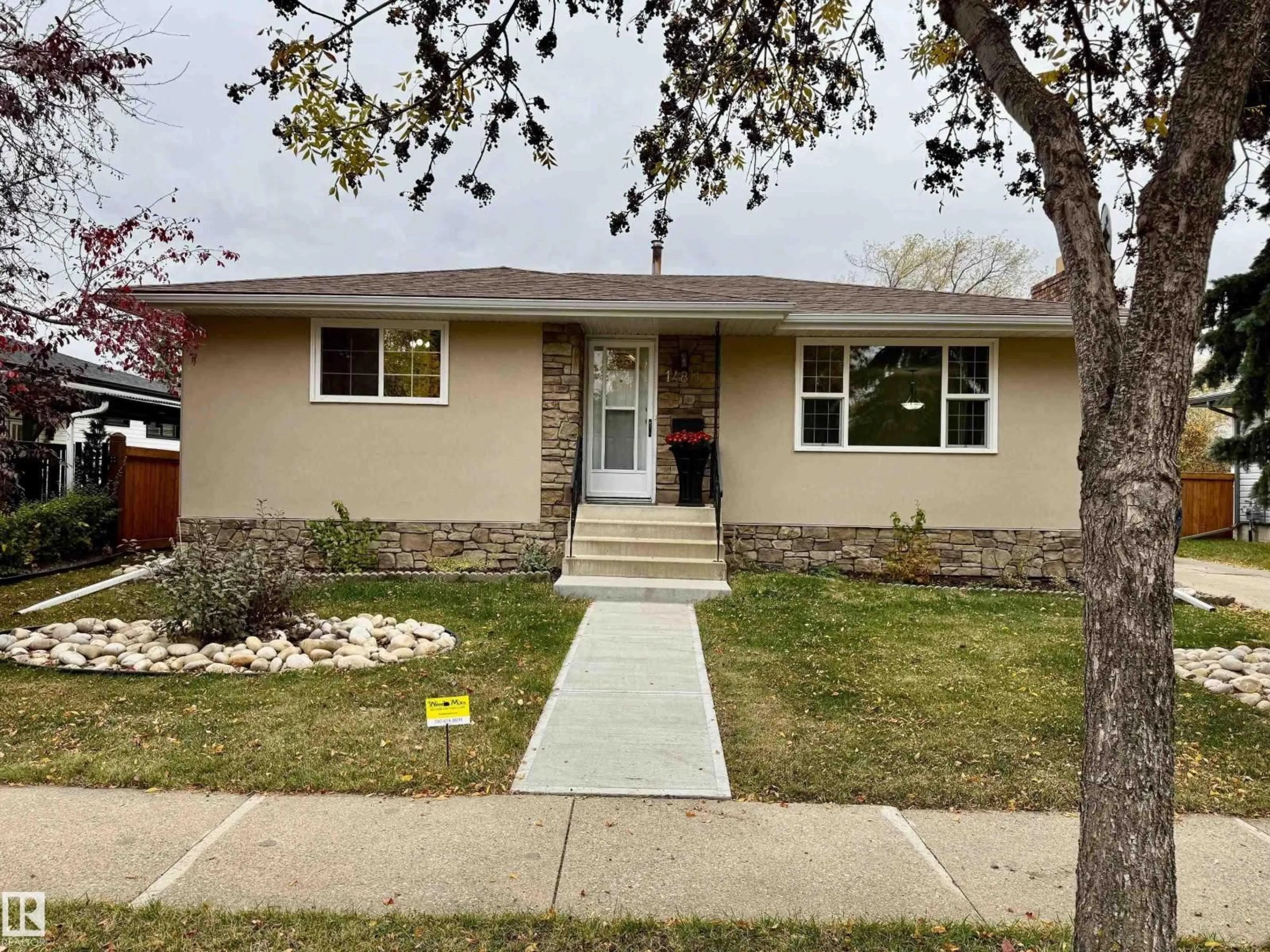 Home with vinyl exterior material, street for NW - 14811 61A ST, Edmonton Alberta T5A2A7