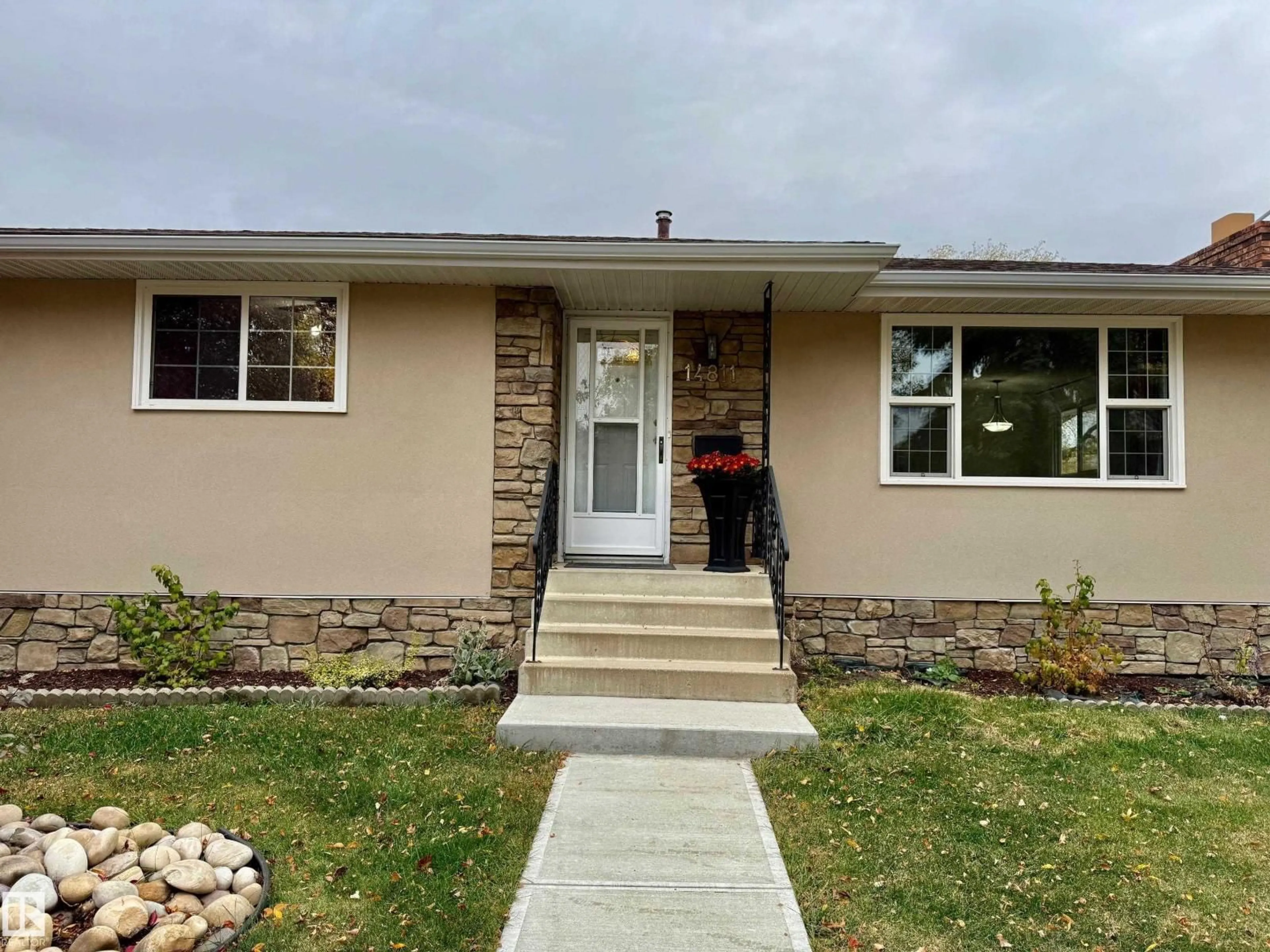 Home with vinyl exterior material, street for NW - 14811 61A ST, Edmonton Alberta T5A2A7