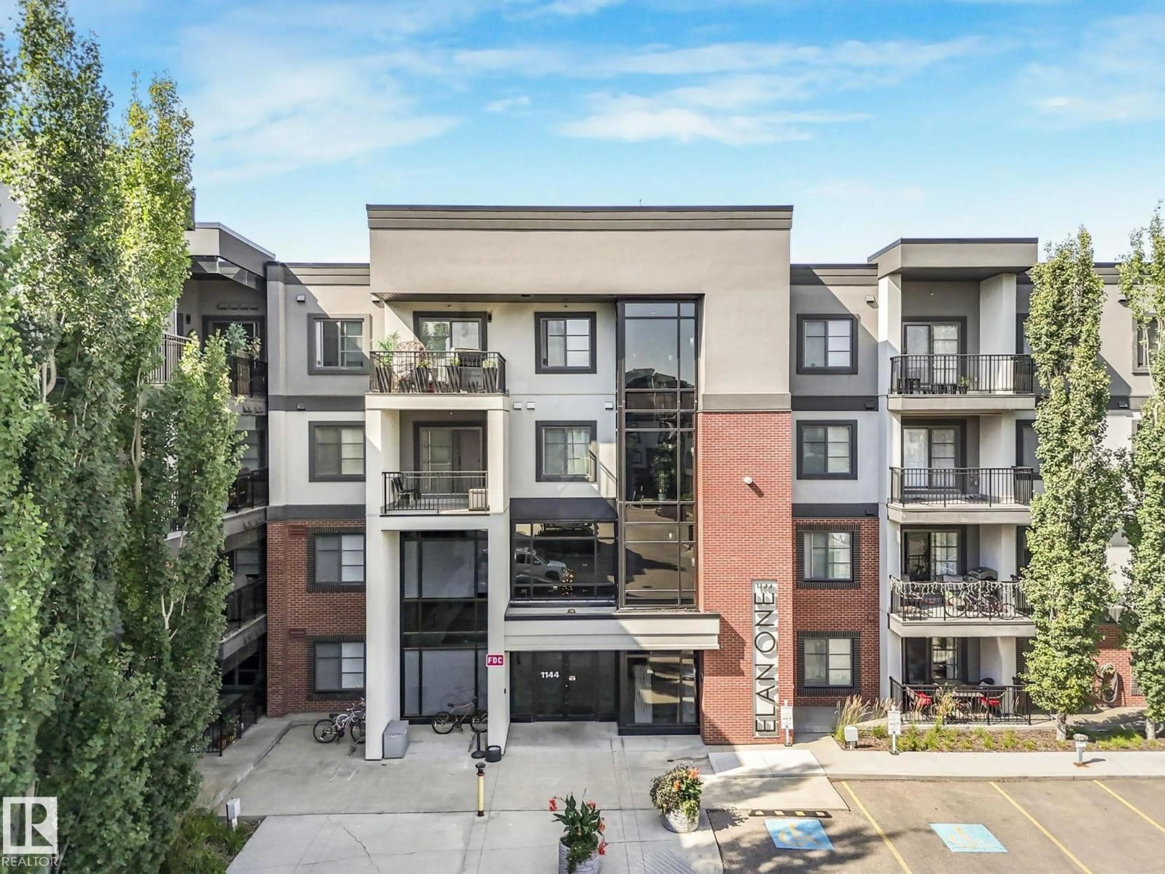 A pic from outside/outdoor area/front of a property/back of a property/a pic from drone, unknown for #317 - 1144 ADAMSON DR, Edmonton Alberta T6W2X7
