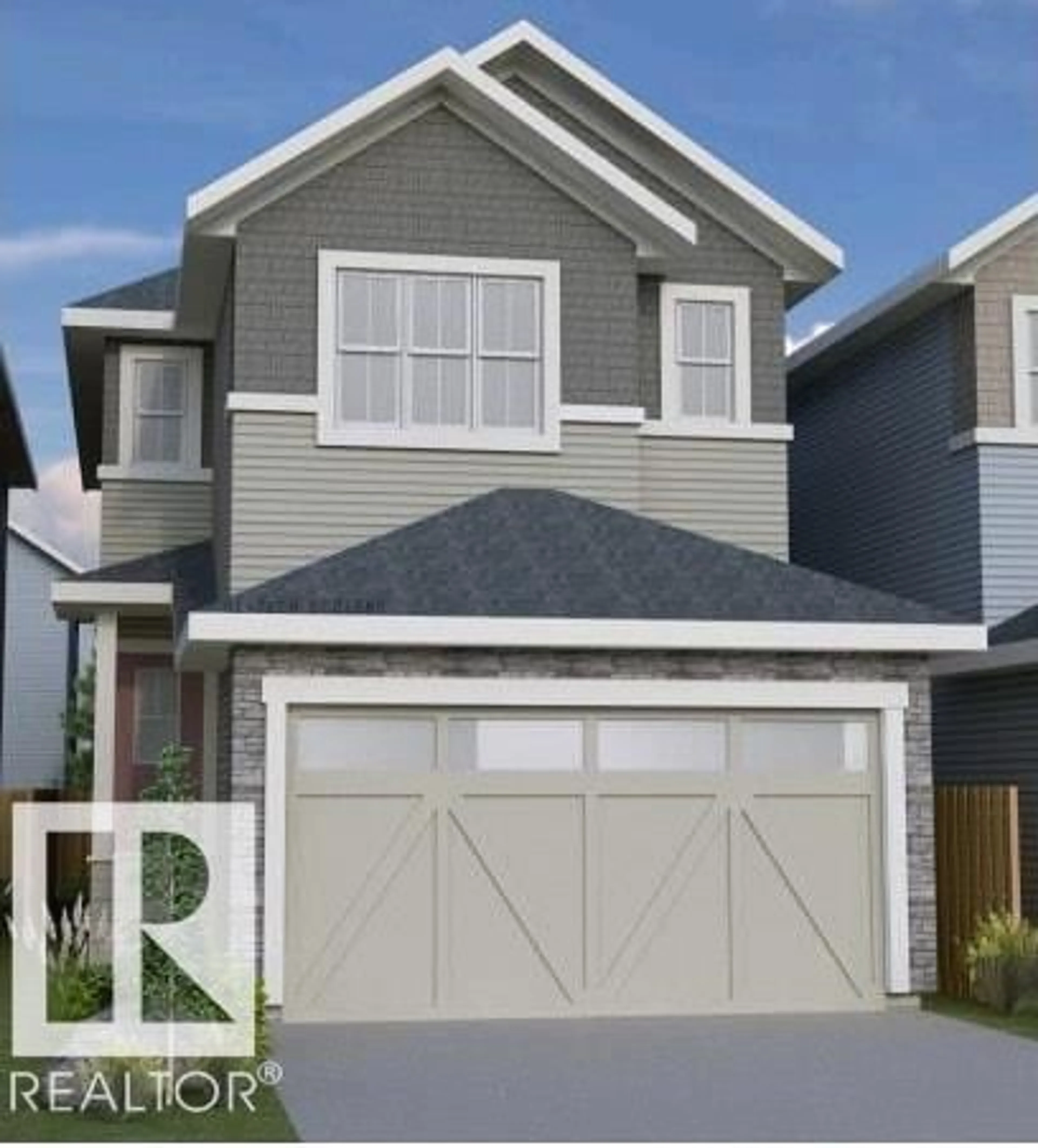 Home with vinyl exterior material, street for 81 ELLIOTT WD, Fort Saskatchewan Alberta T8L1R8
