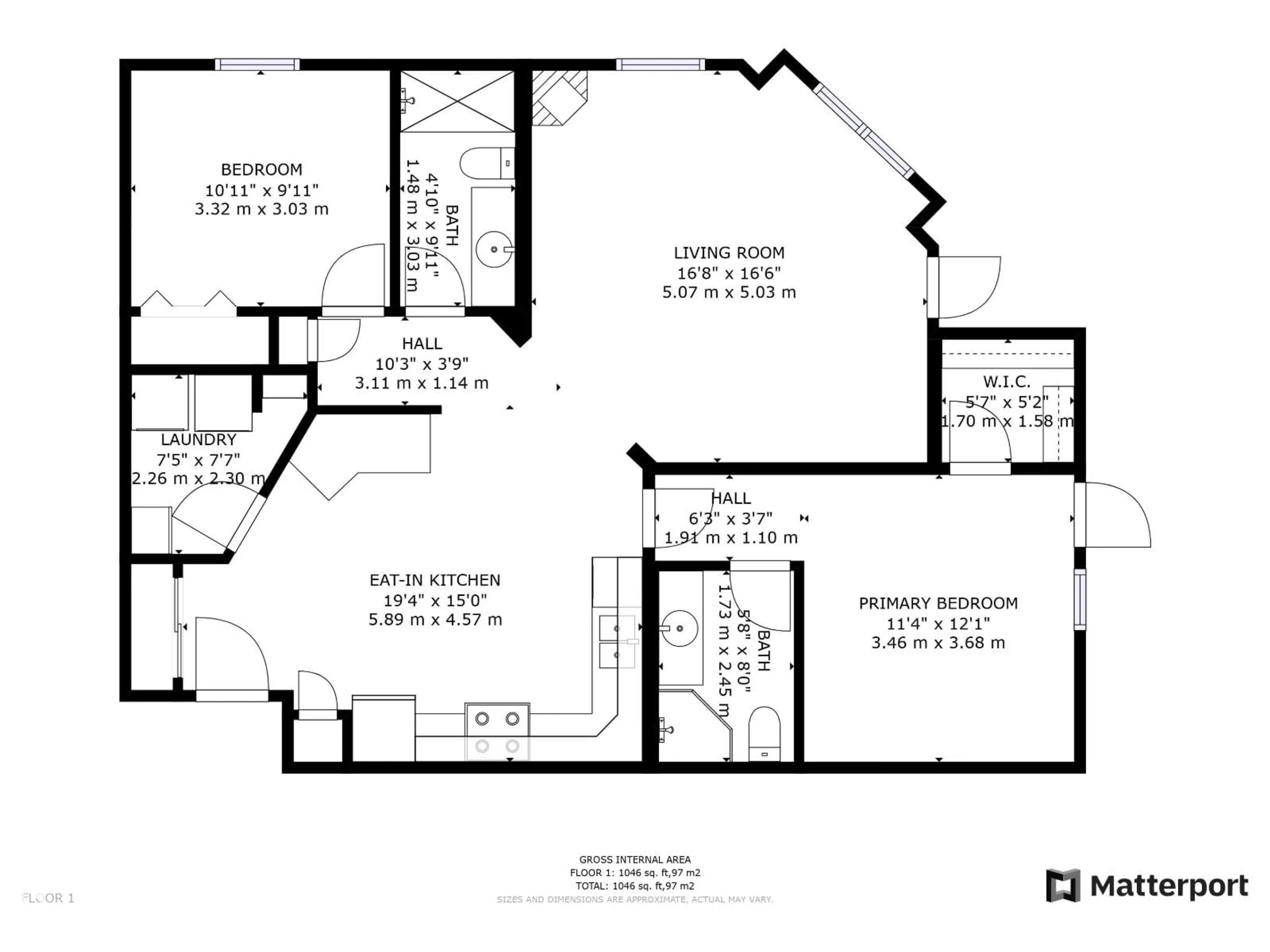 Floor plan for 219 - 7801 GOLF COURSE RD, Stony Plain Alberta T7Z0C7