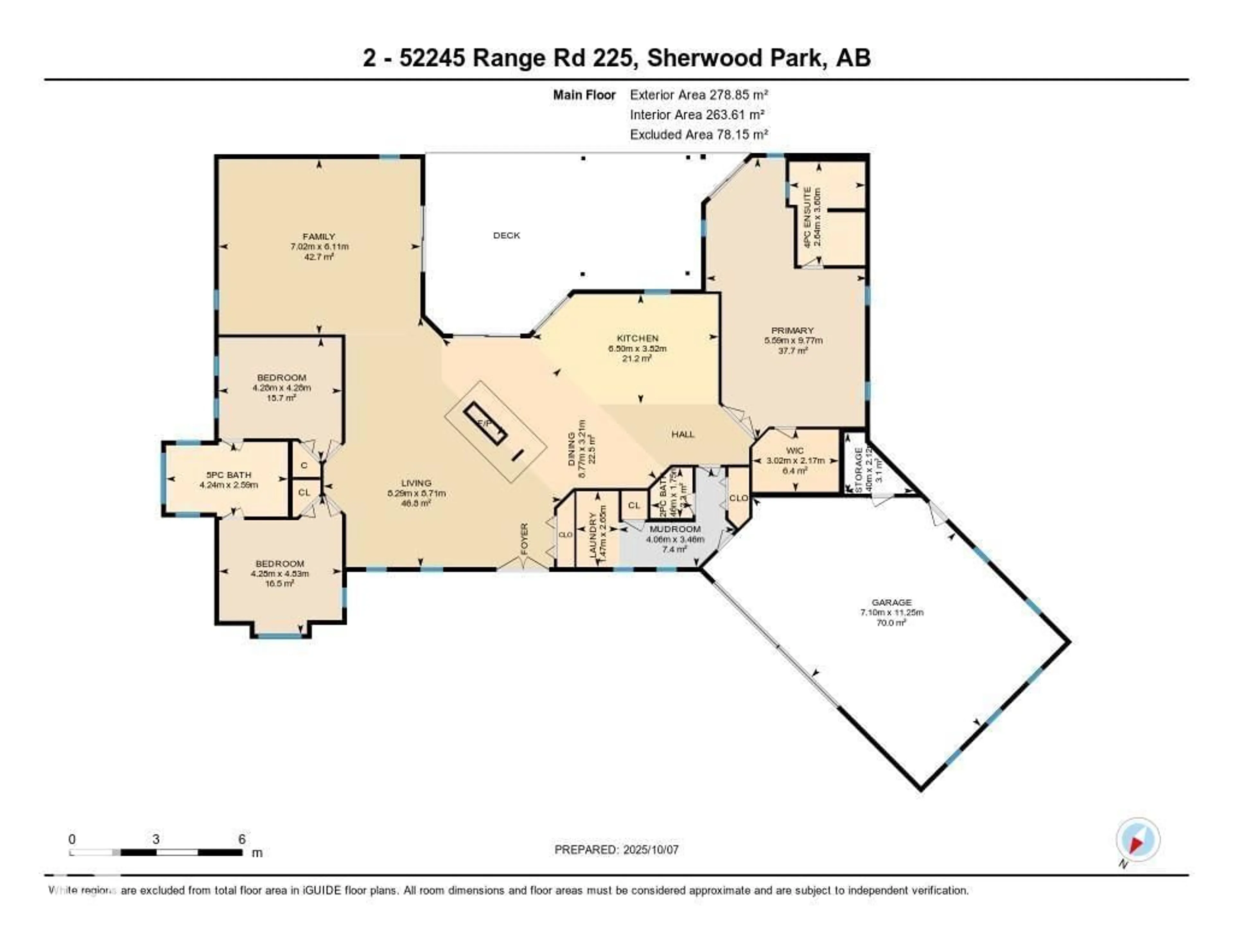 Floor plan for 2 - 52245 RGE RD 225, Rural Strathcona County Alberta T8C1C6