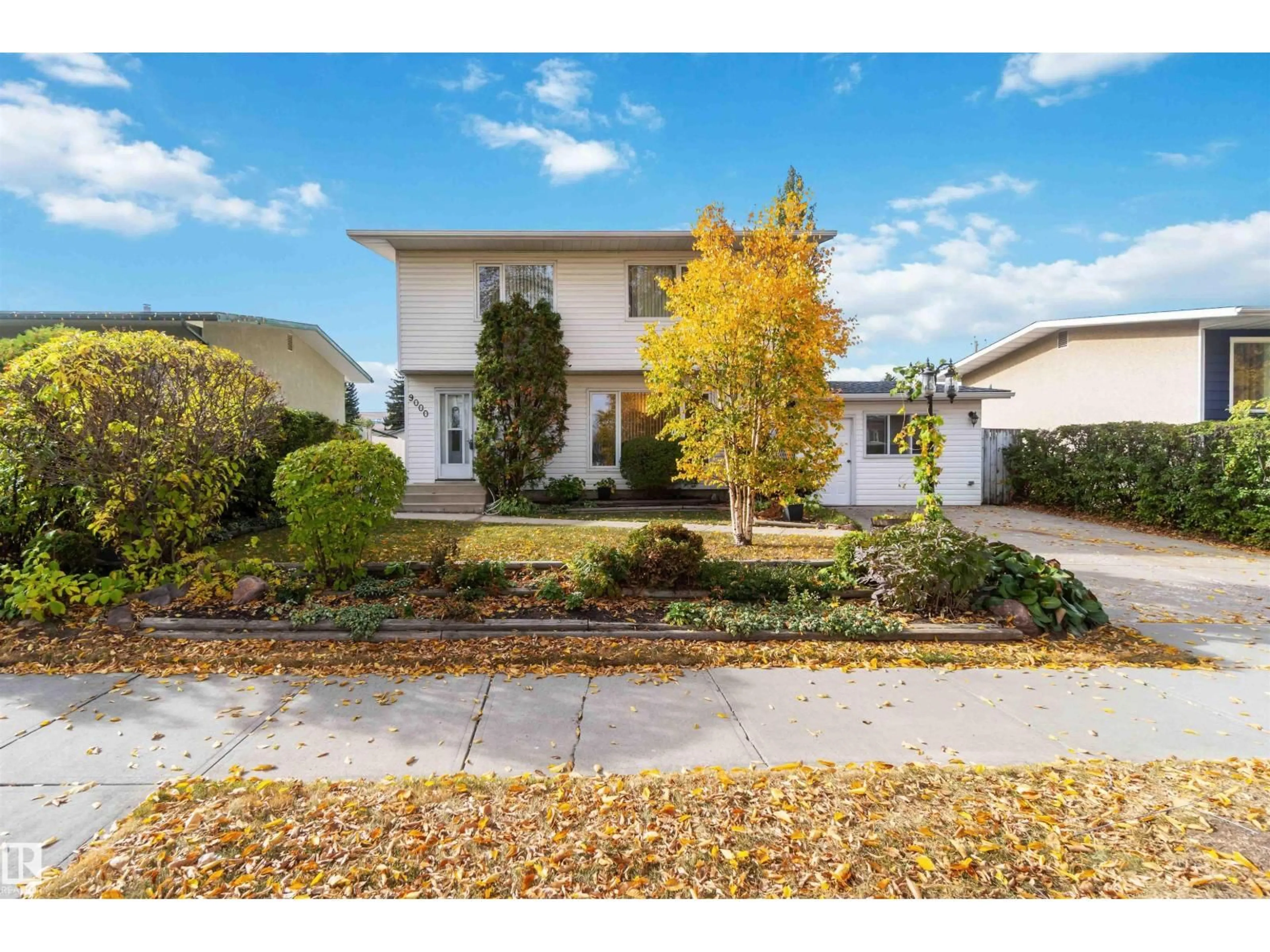 A pic from outside/outdoor area/front of a property/back of a property/a pic from drone, street for NW - 9000 168 ST, Edmonton Alberta T5R2V5