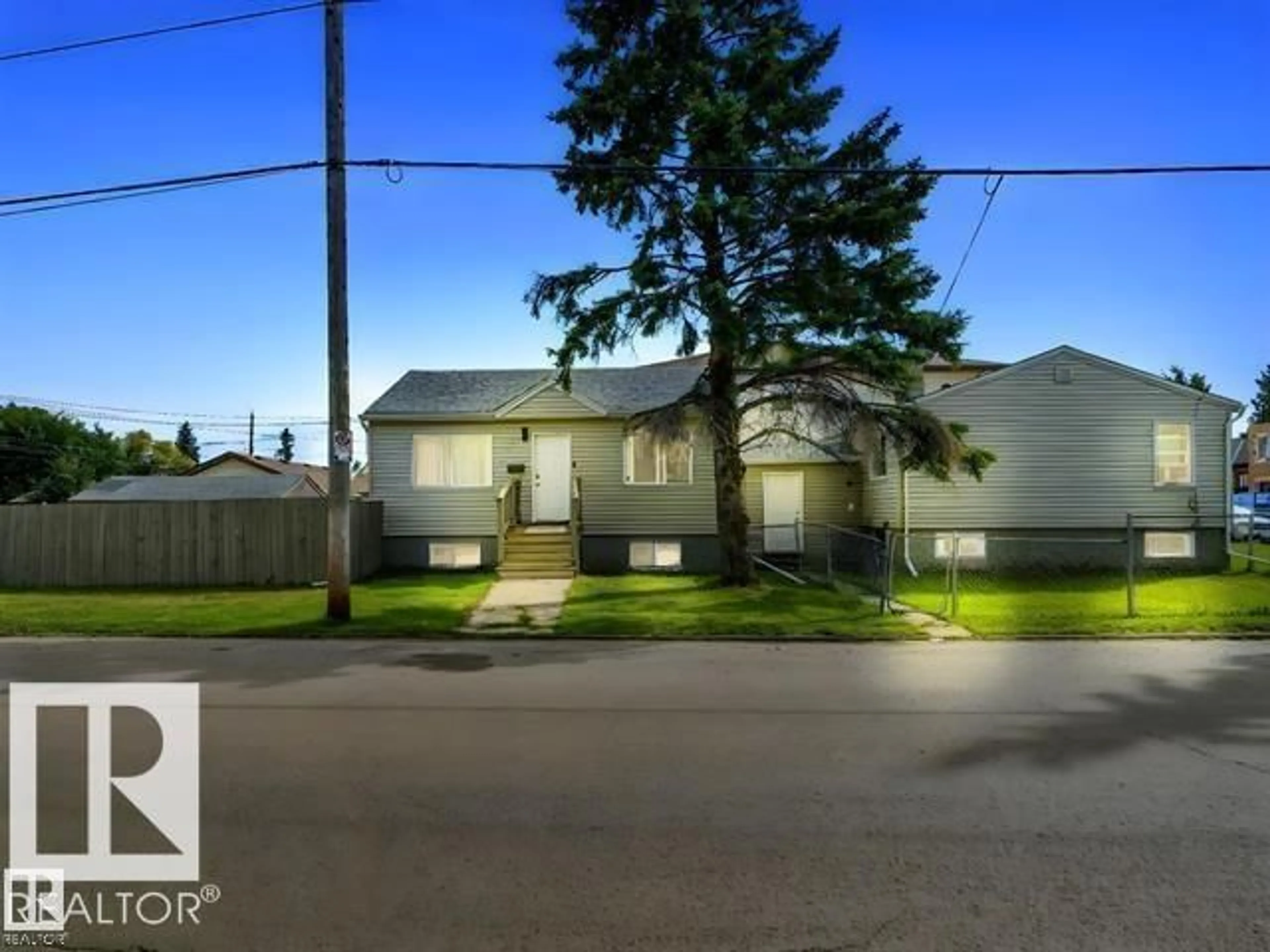 A pic from outside/outdoor area/front of a property/back of a property/a pic from drone, street for 10345 159 ST, Edmonton Alberta T5P3A5
