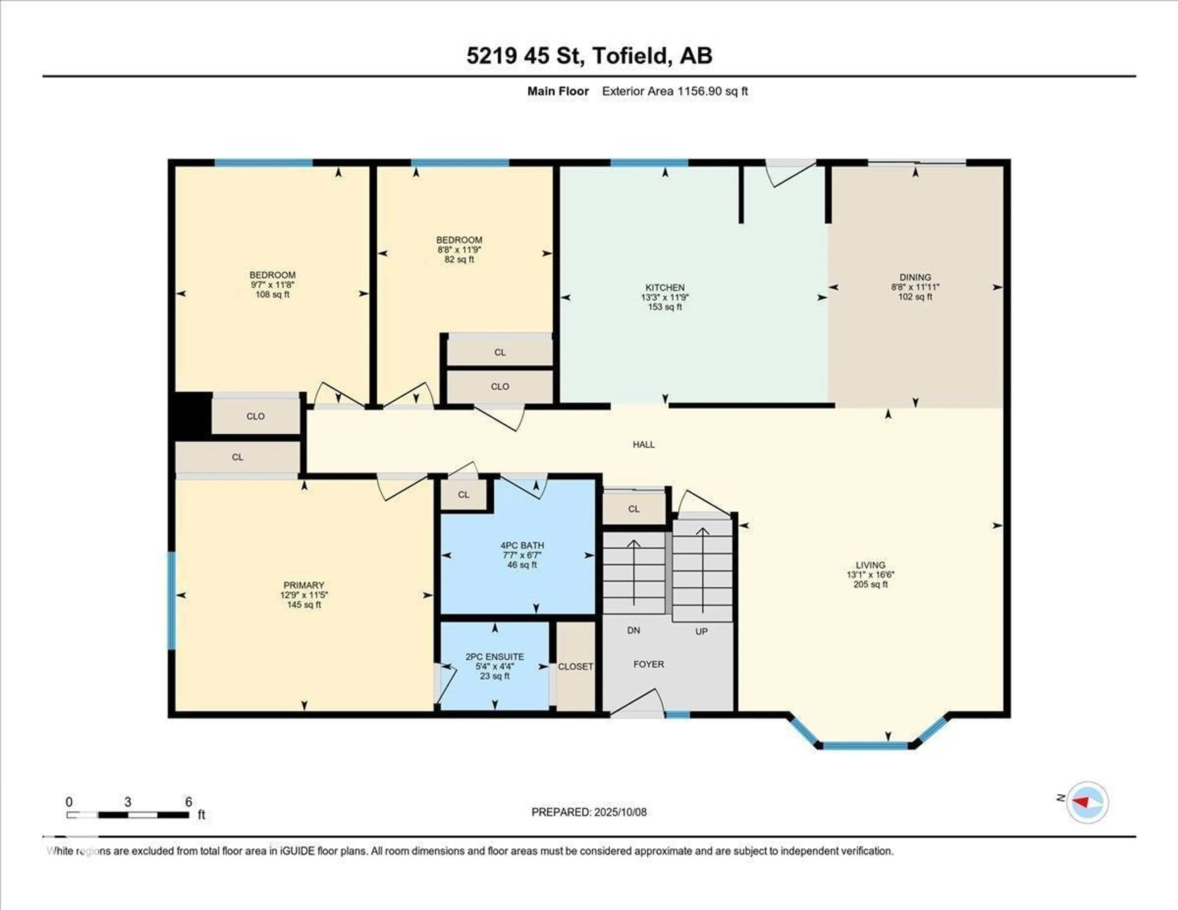 Floor plan for 5219 45 ST, Tofield Alberta T0B4J0