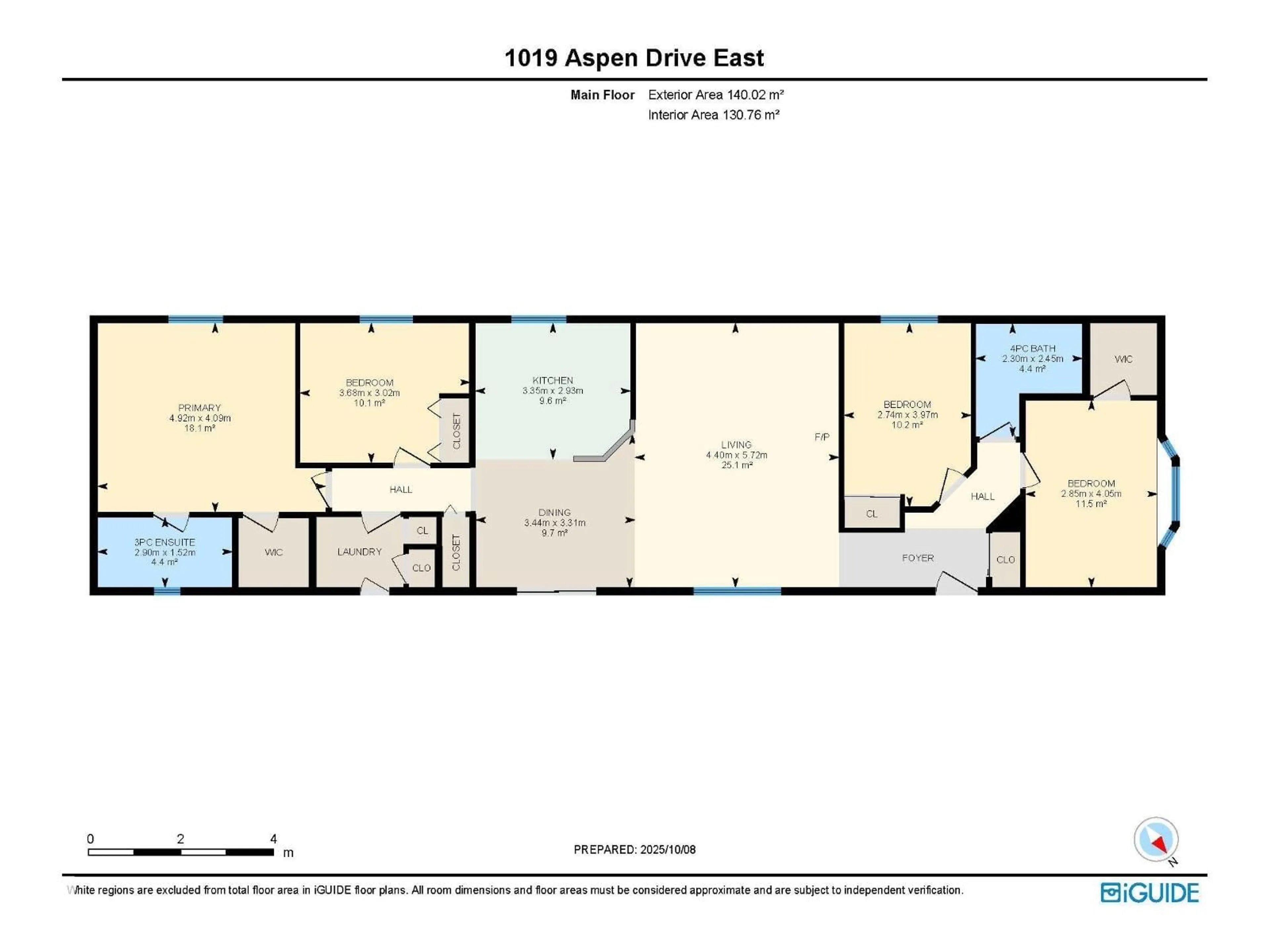 Floor plan for E - 1019 ASPEN DR, Leduc Alberta T9E8R5