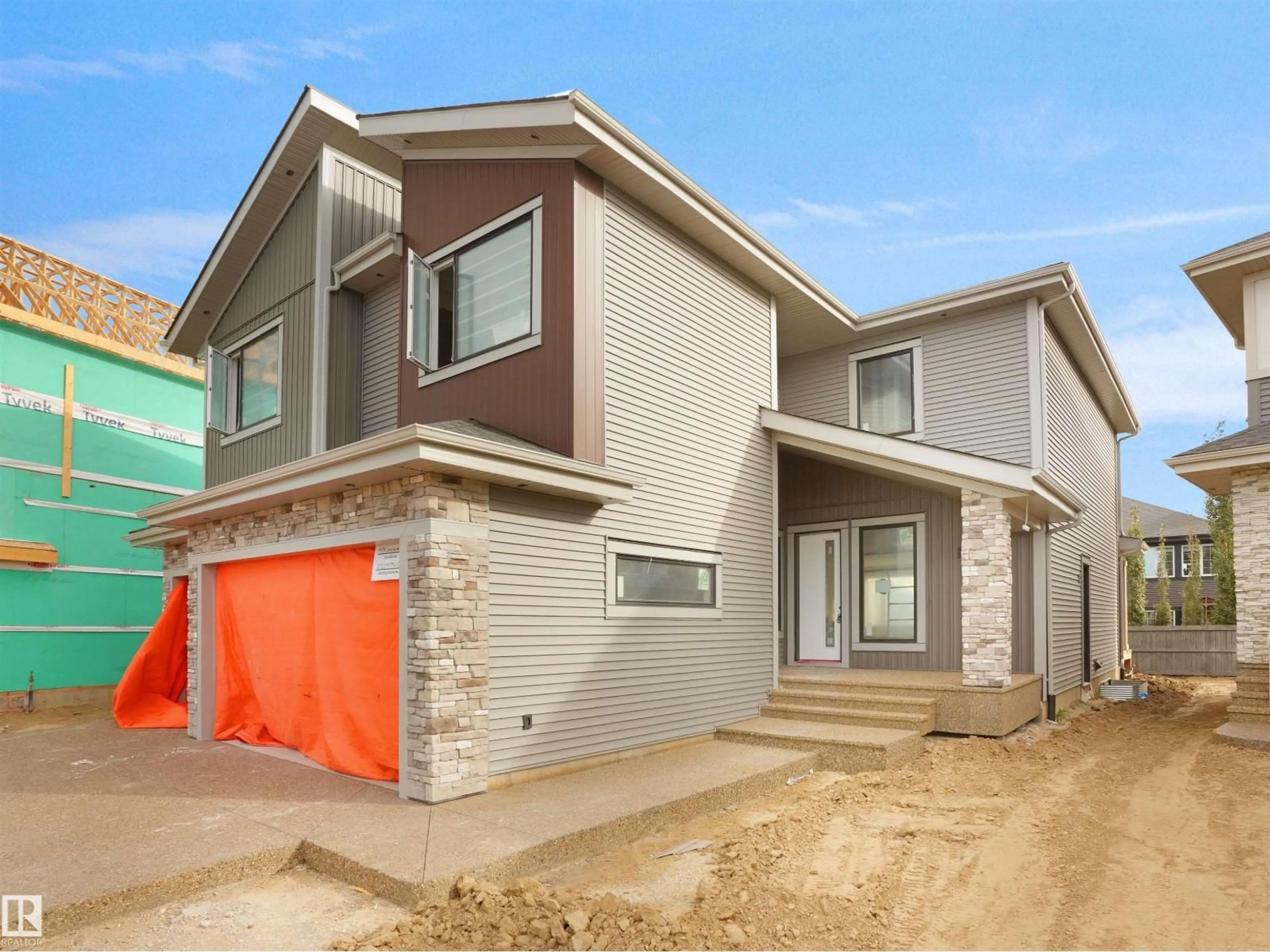 Home with brick exterior material, street for 4118 GINSBURG PL, Edmonton Alberta T5T4V1