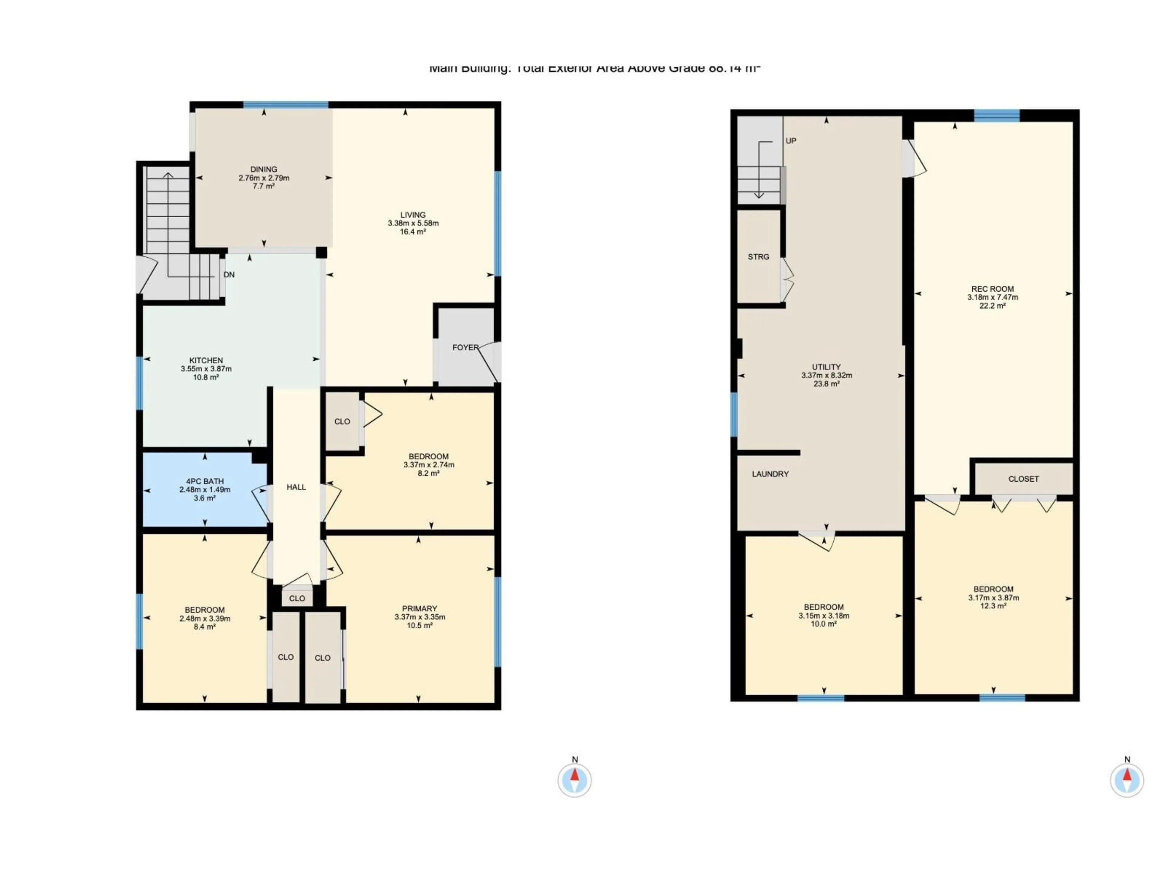 Floor plan for 12316 140 ST, Edmonton Alberta T5L2C8