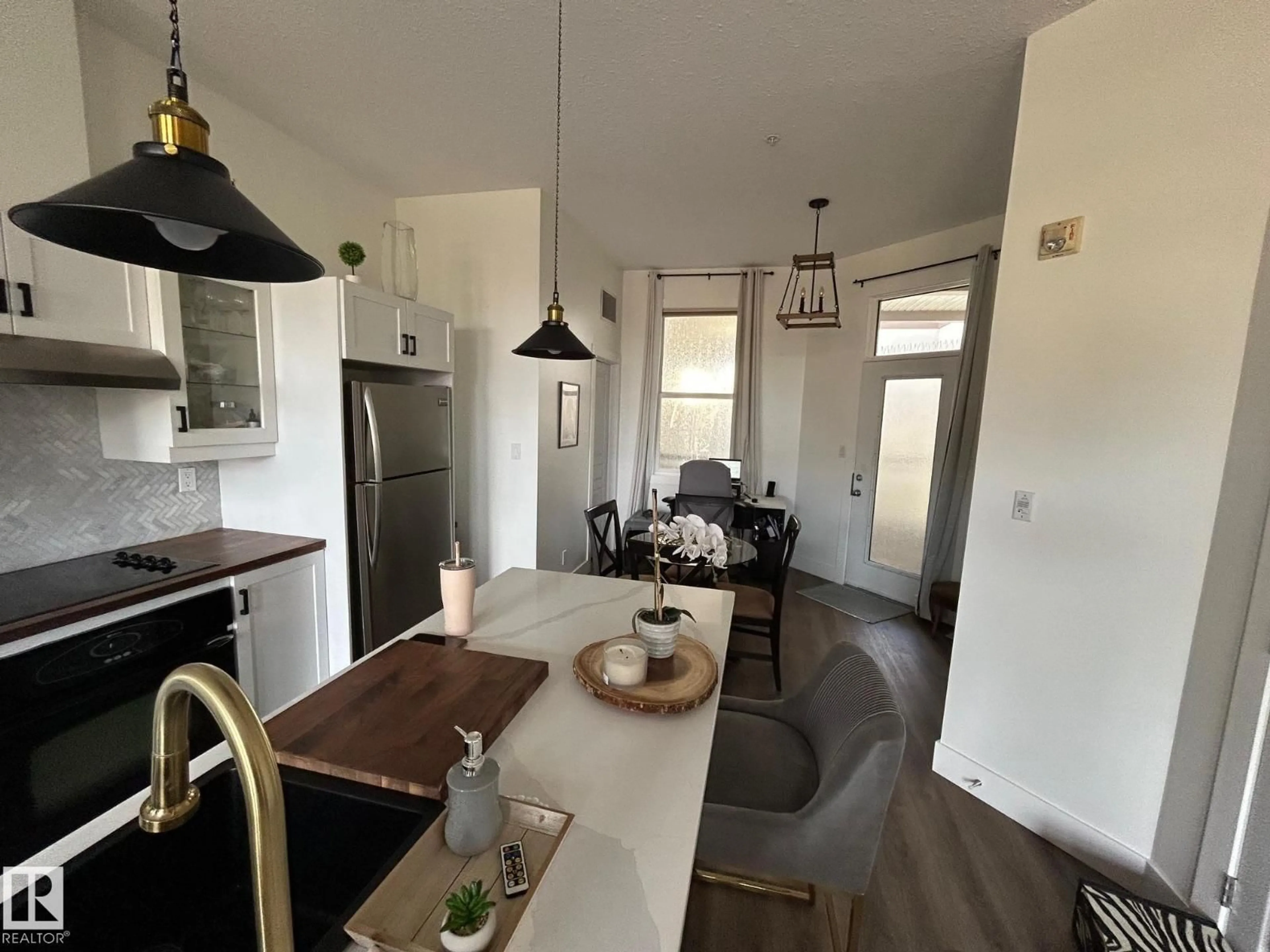 Open concept kitchen, unknown for #443 - 10403 122 ST, Edmonton Alberta T5N4C1