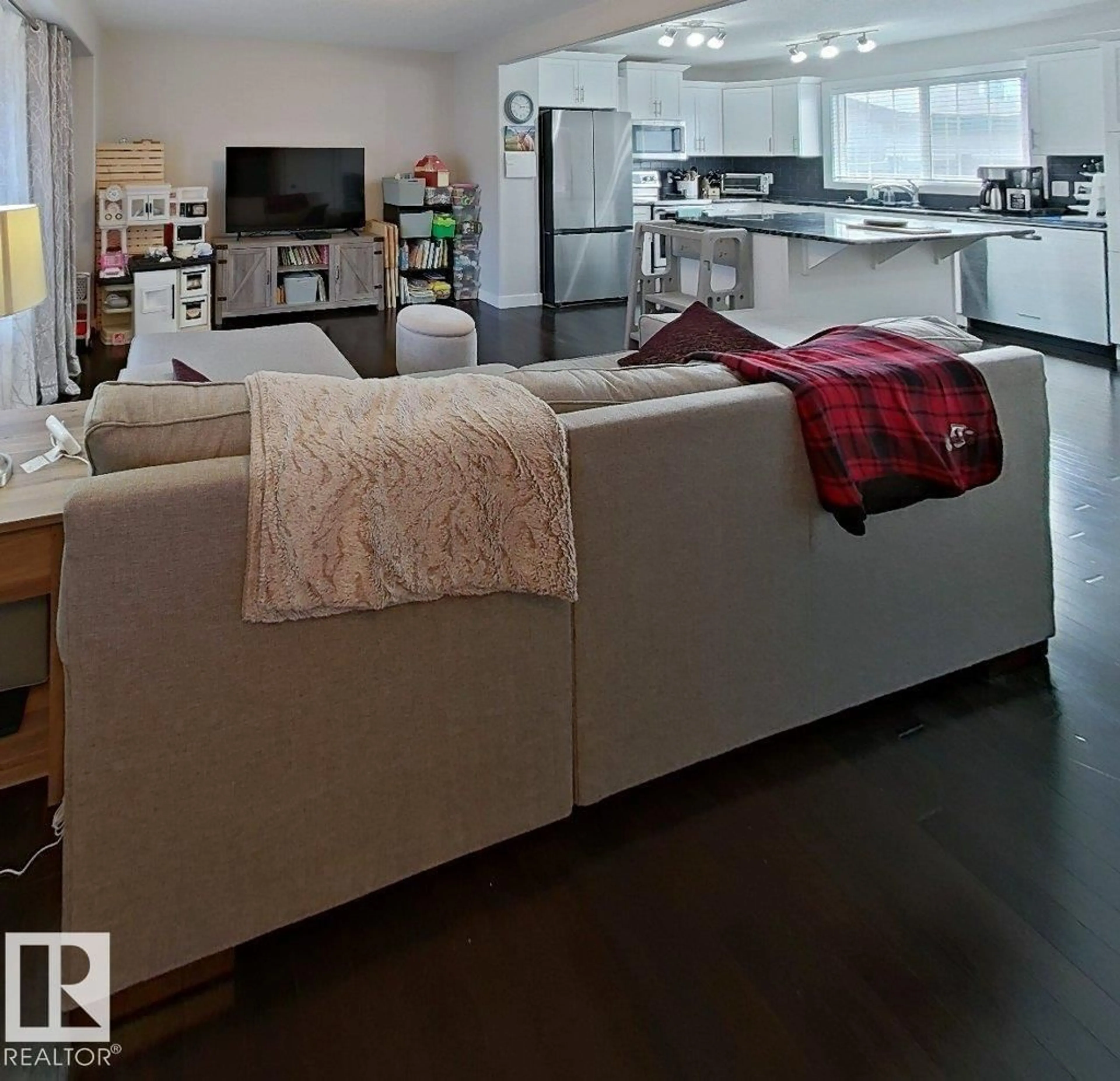 Living room with furniture, unknown for 5117 GODSON CLOSE, Edmonton Alberta T5T4P7