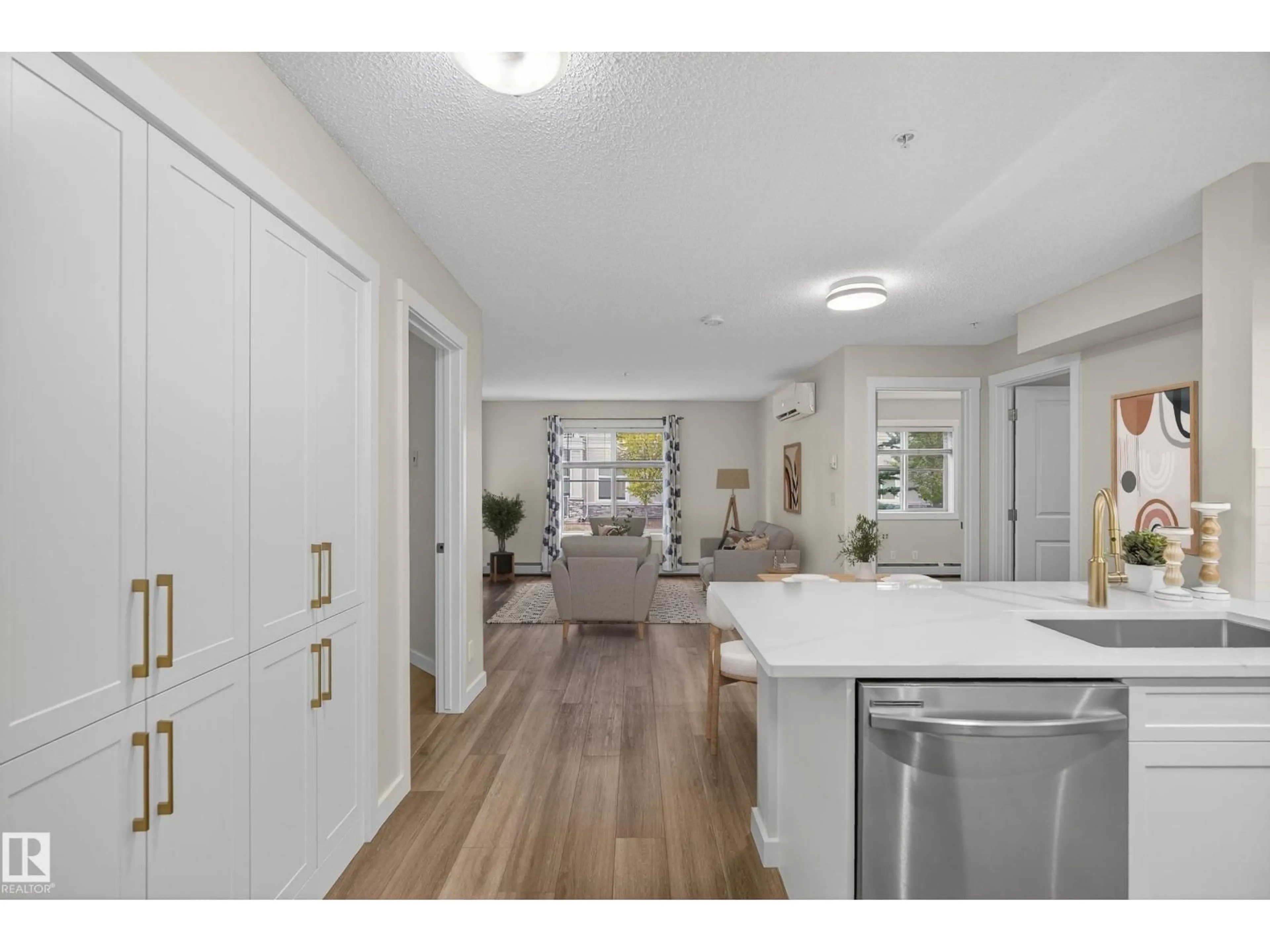 Open concept kitchen, unknown for 109 - 5804 MULLEN PL, Edmonton Alberta T6R0W3
