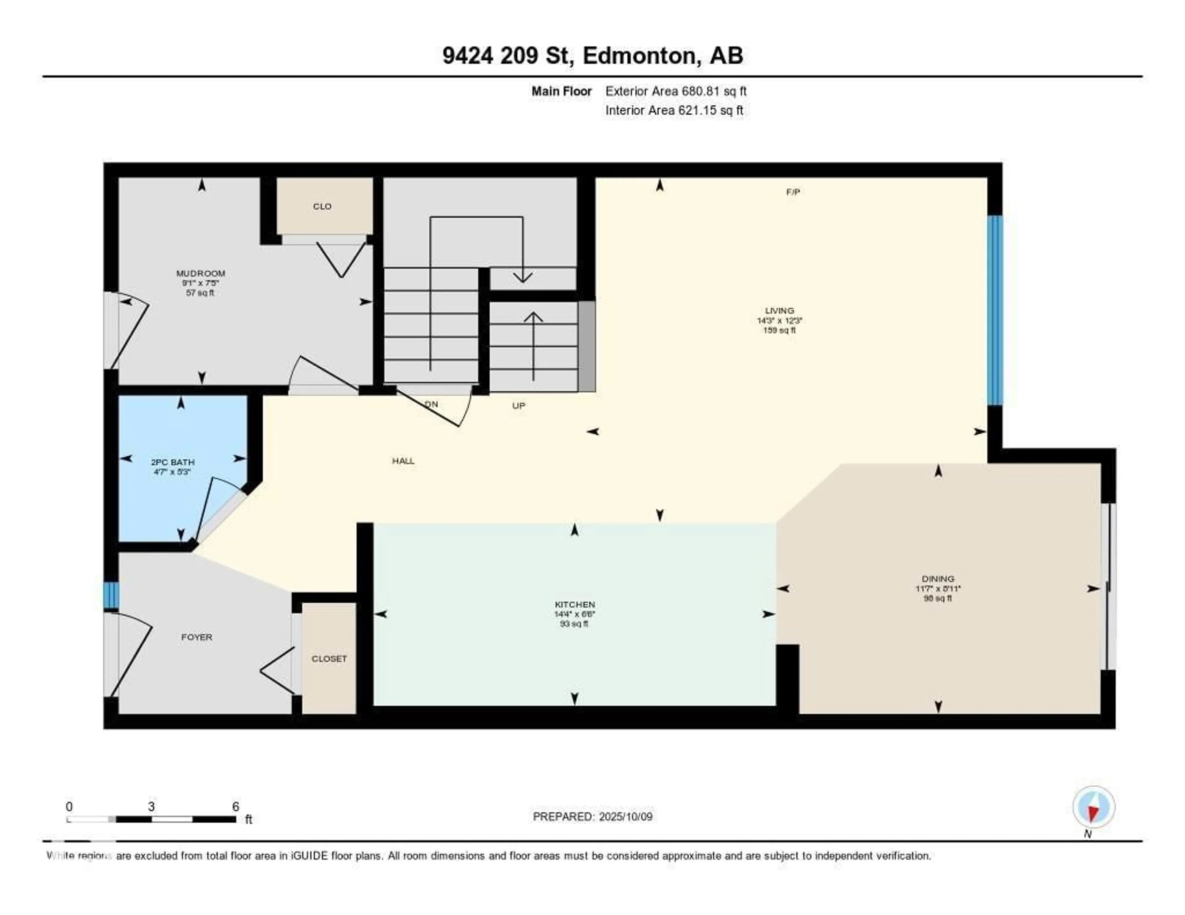 Floor plan for NW - 9424 209 ST, Edmonton Alberta T5T7J5