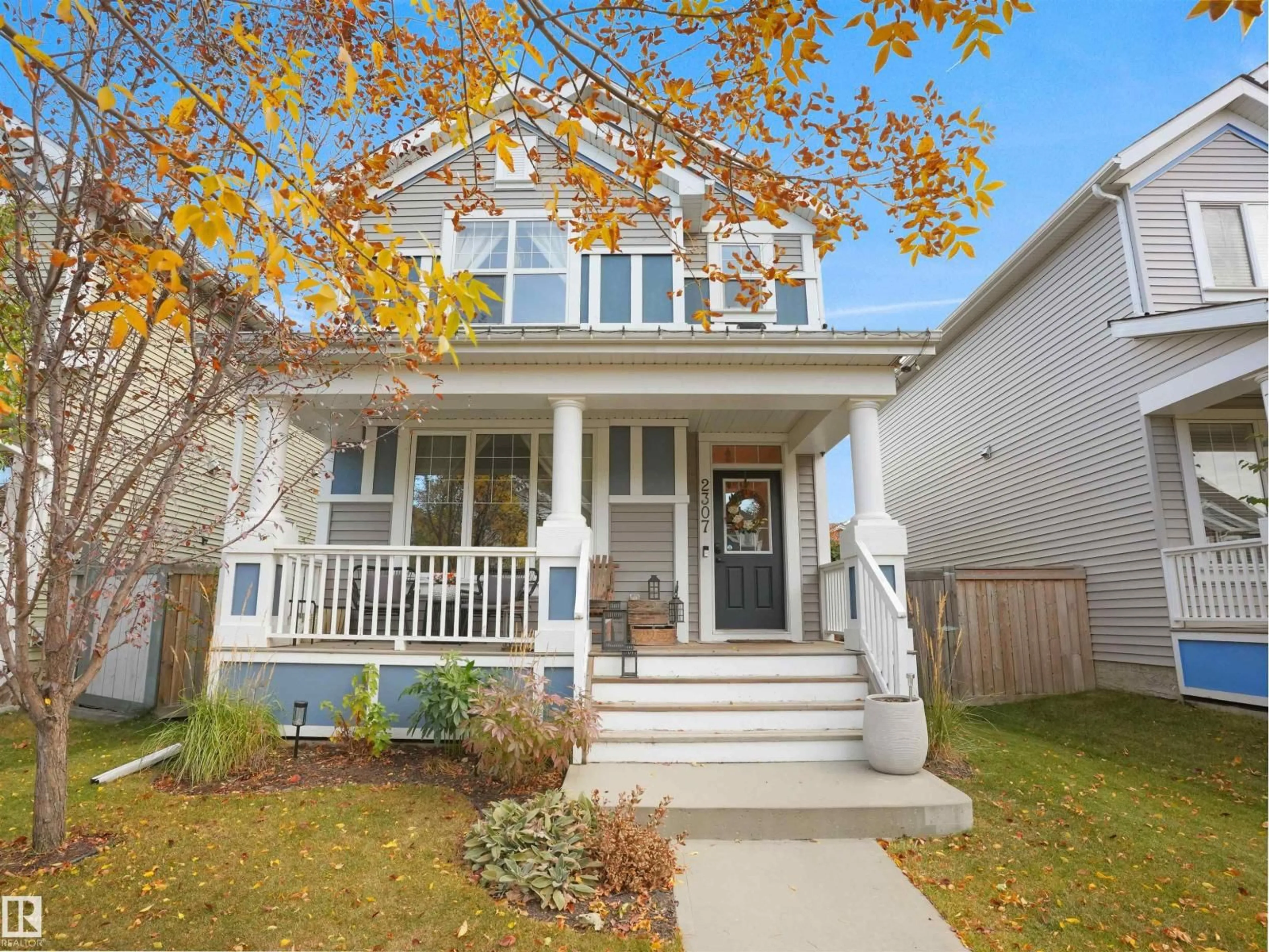 Home with vinyl exterior material, street for 2307 74 ST, Edmonton Alberta T6X0V5