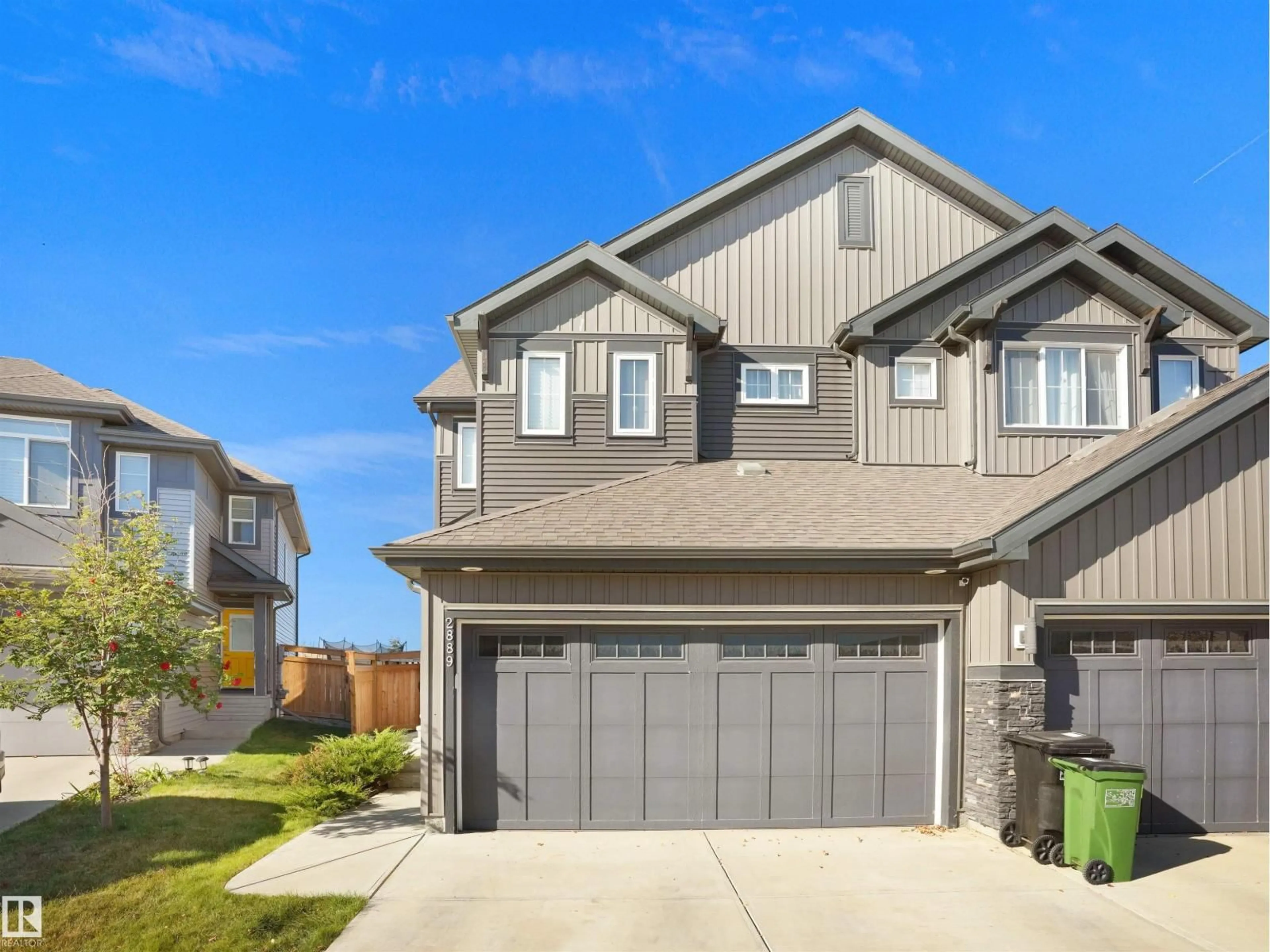 Home with vinyl exterior material, street for SW - 2889 DUKE CR, Edmonton Alberta T6W3Y4