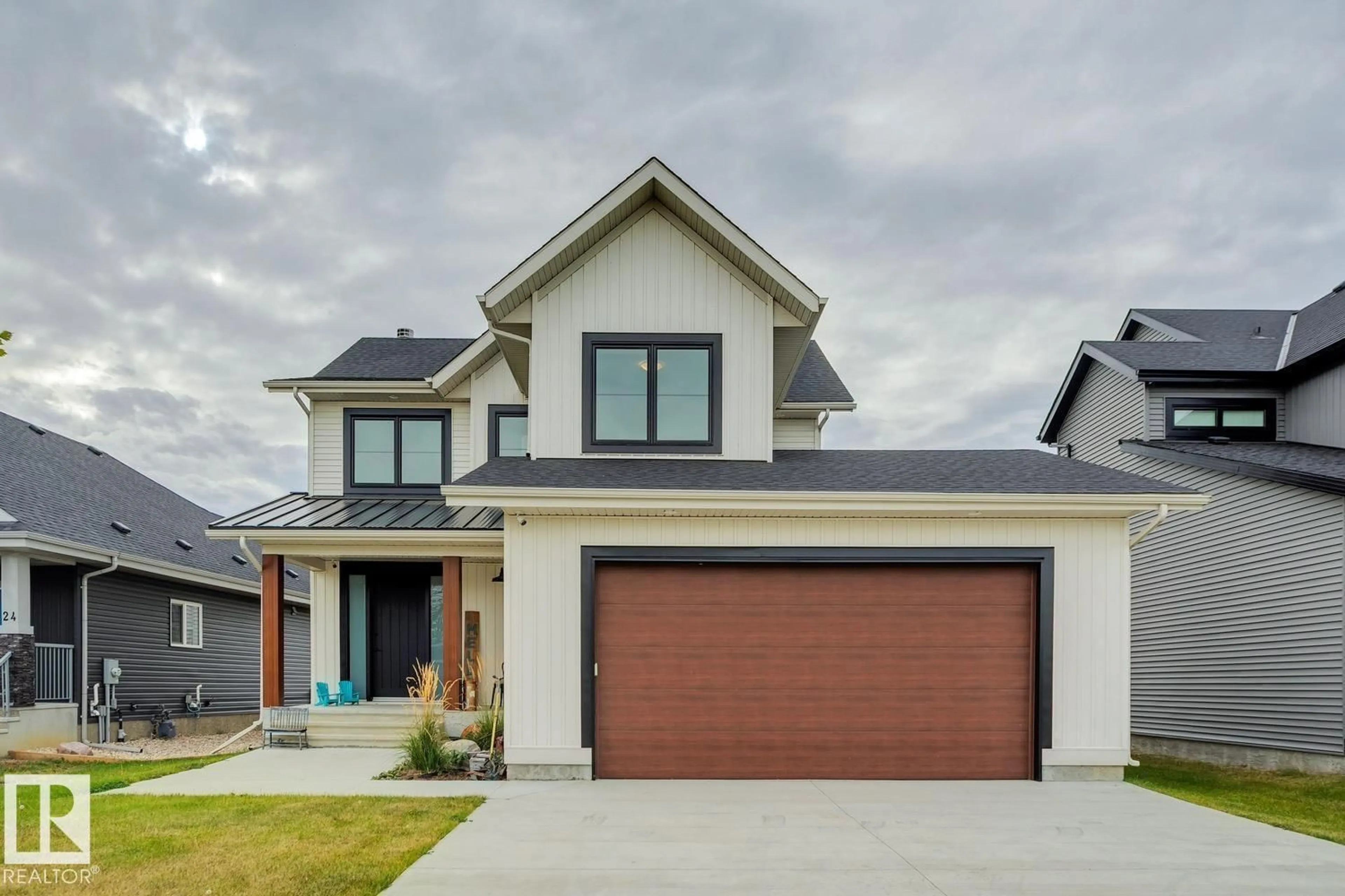 Home with brick exterior material, street for #26 - 3410 STE. ANNE TR, Rural Lac Ste. Anne County Alberta T0E0A1