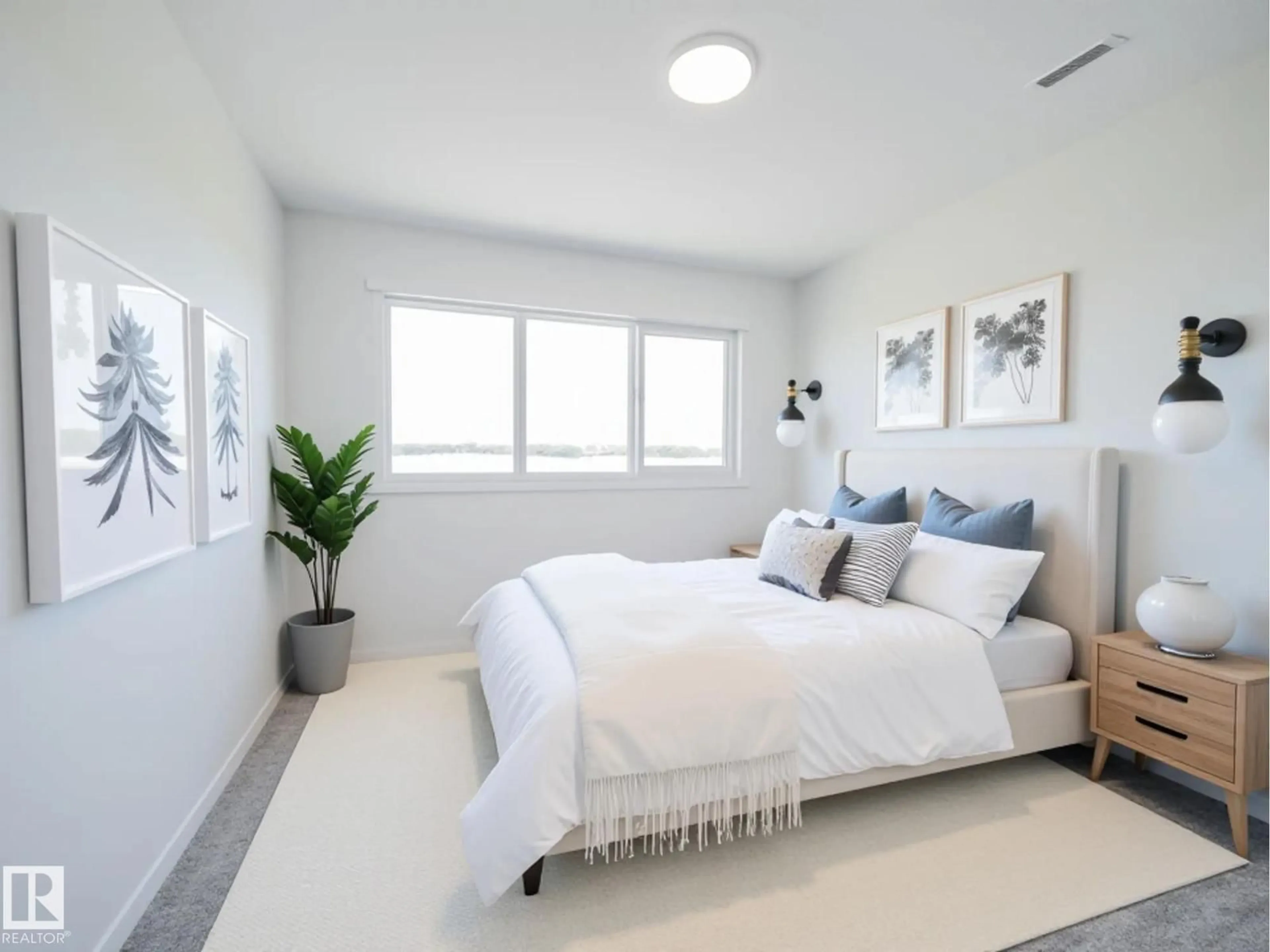 Bedroom with bed, unknown for 157 ELLIOTT WD, Fort Saskatchewan Alberta T8L1V1