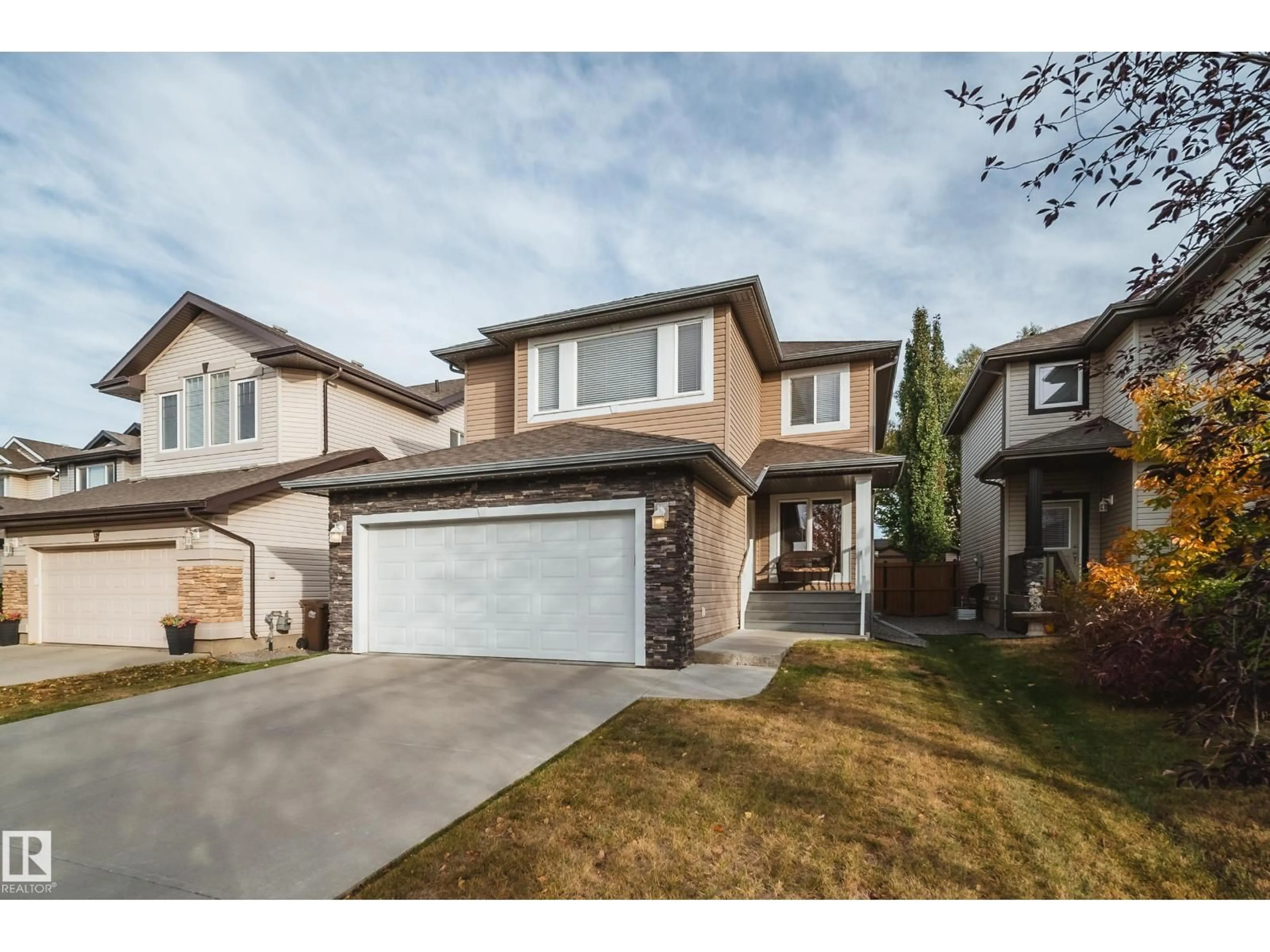 Home with brick exterior material, street for 15 NORWOOD CL, St. Albert Alberta T8N7M1