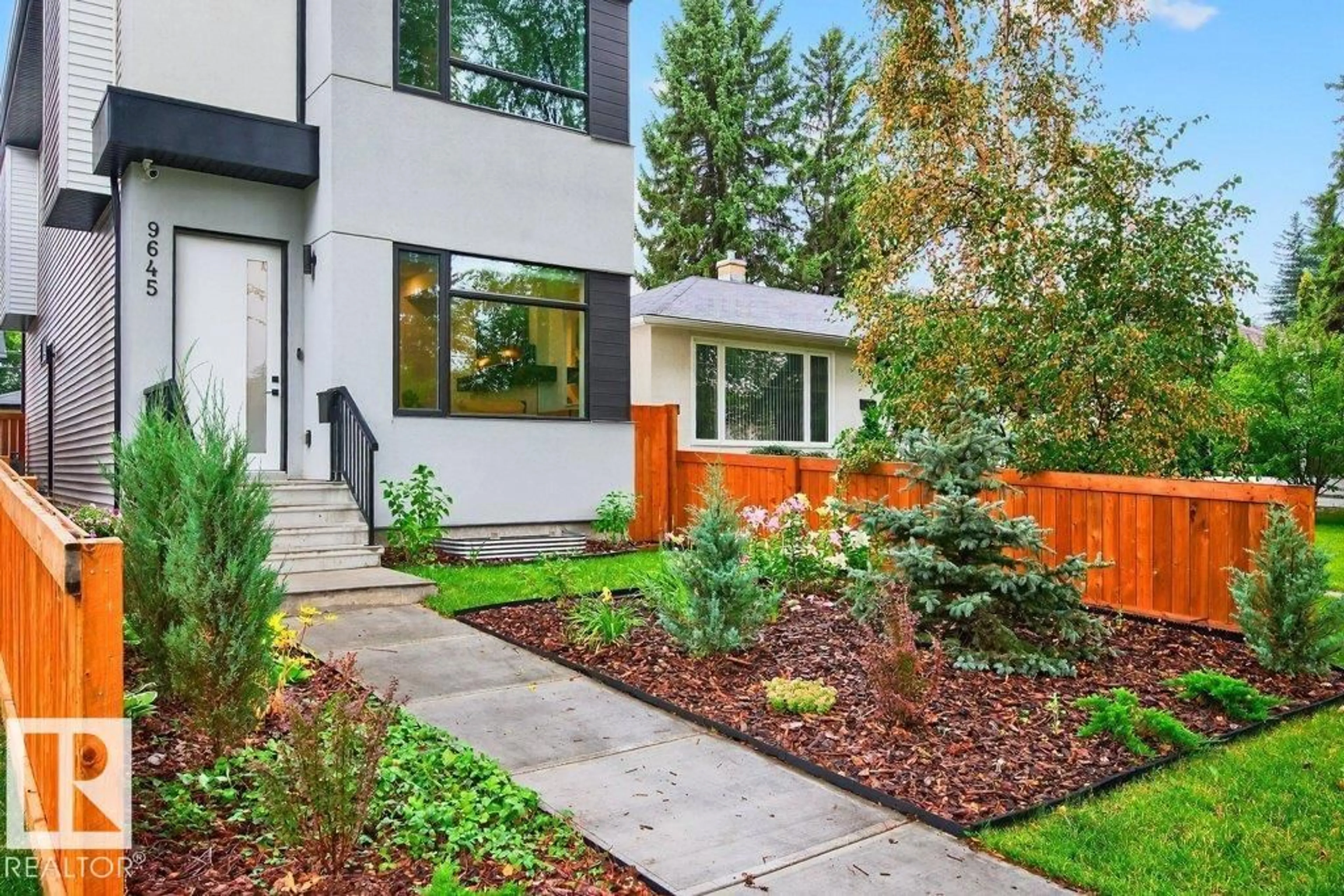 Home with brick exterior material, street for 9645 70 AV, Edmonton Alberta T6E0V2