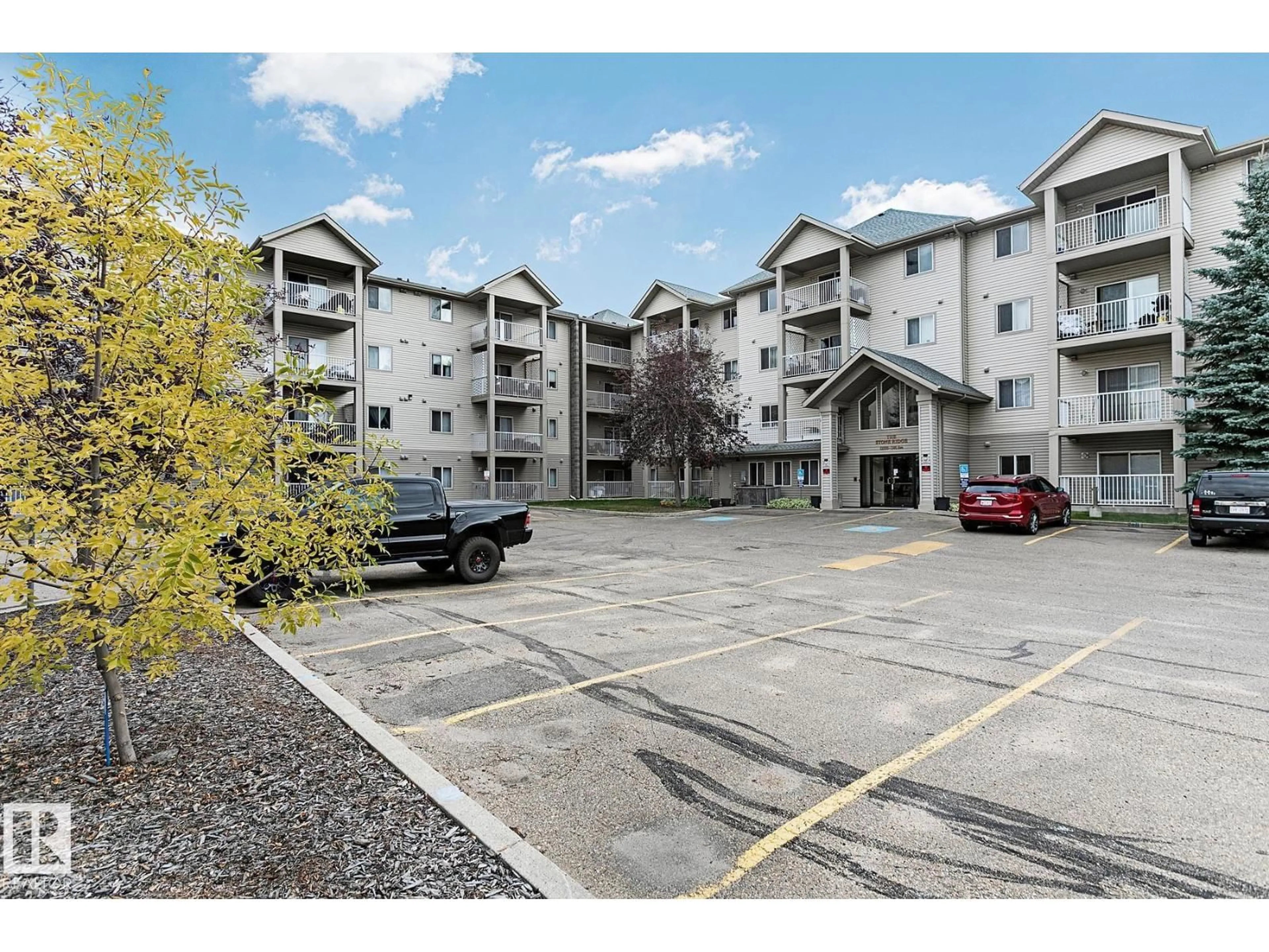 A pic from outside/outdoor area/front of a property/back of a property/a pic from drone, unknown for #307 - 12550 140 AV, Edmonton Alberta T5X6J4