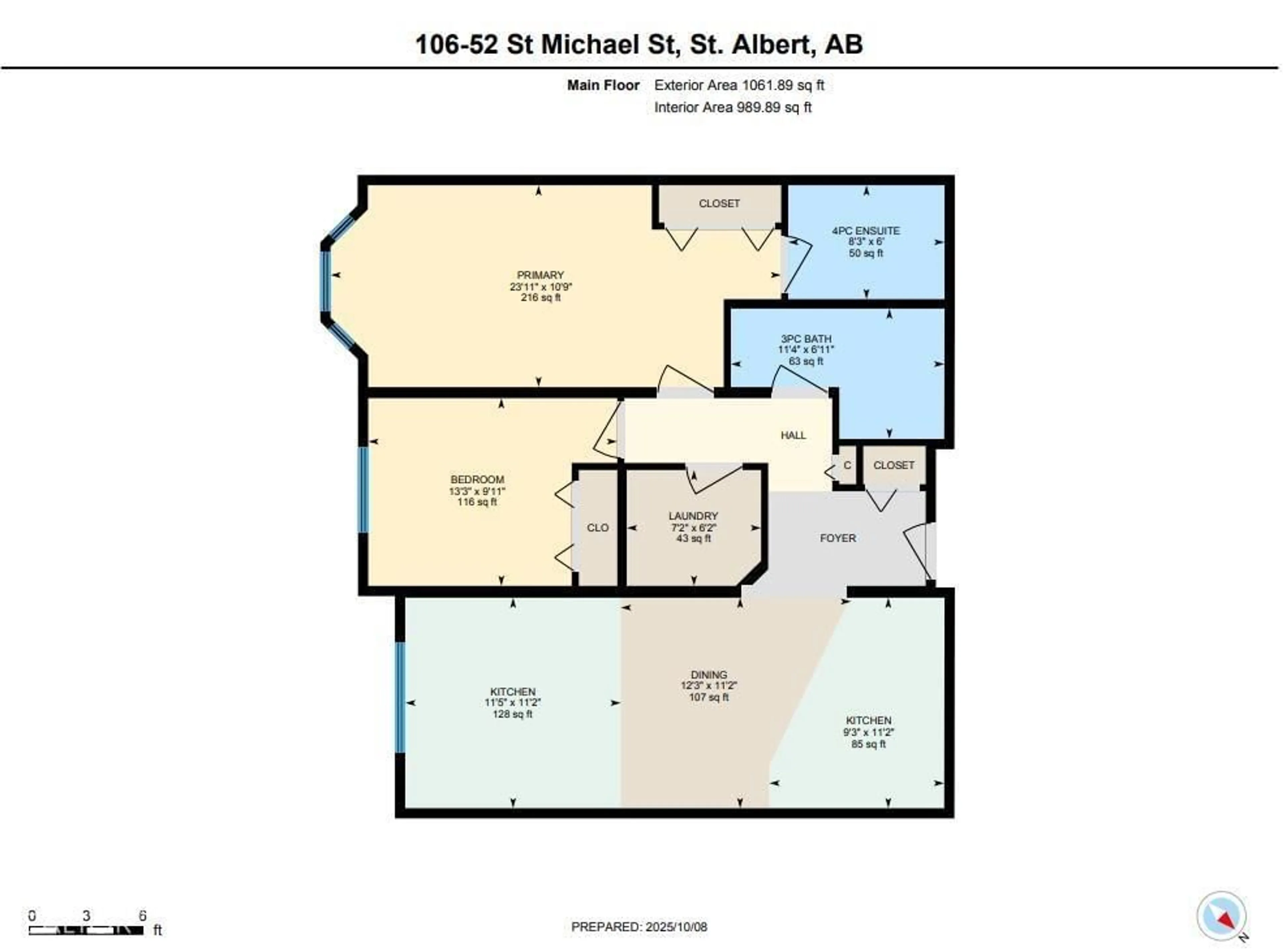 Floor plan for 106 52 ST MICHAEL ST, St. Albert Alberta T8N1C9