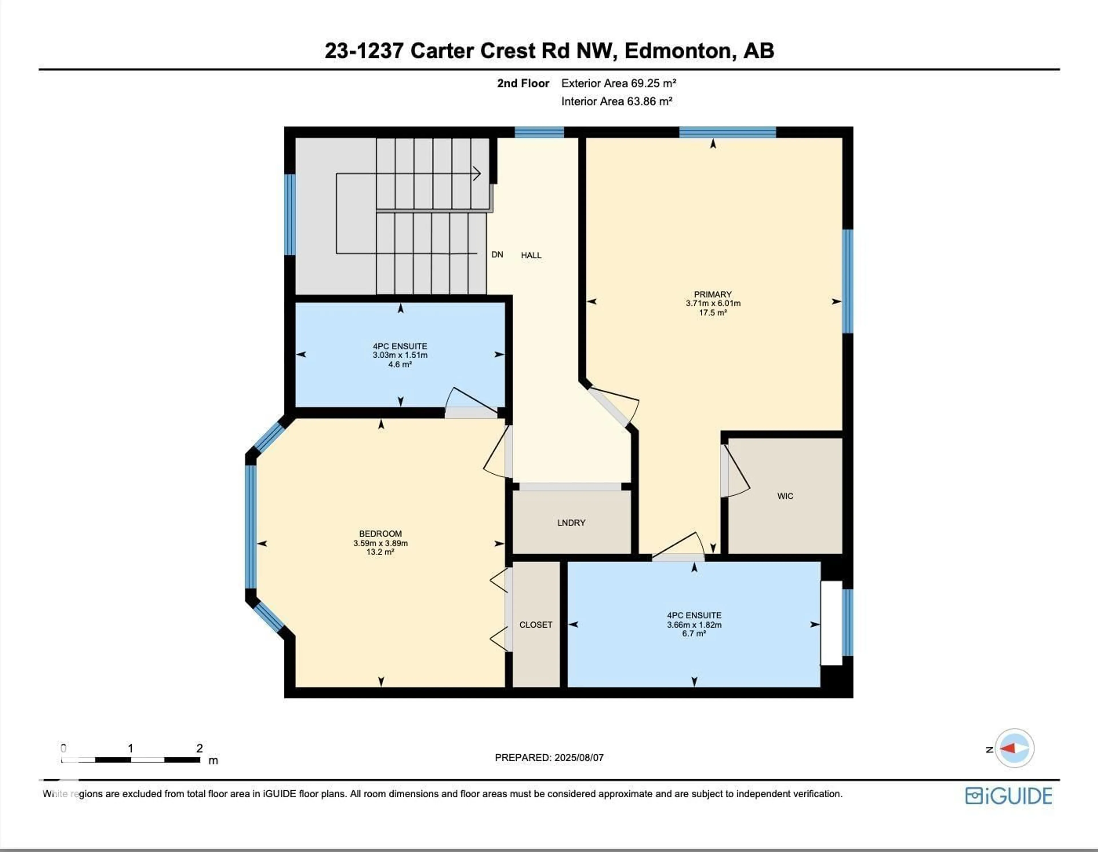 Floor plan for #23 - 1237 CARTER CREST RD, Edmonton Alberta T6R2R2