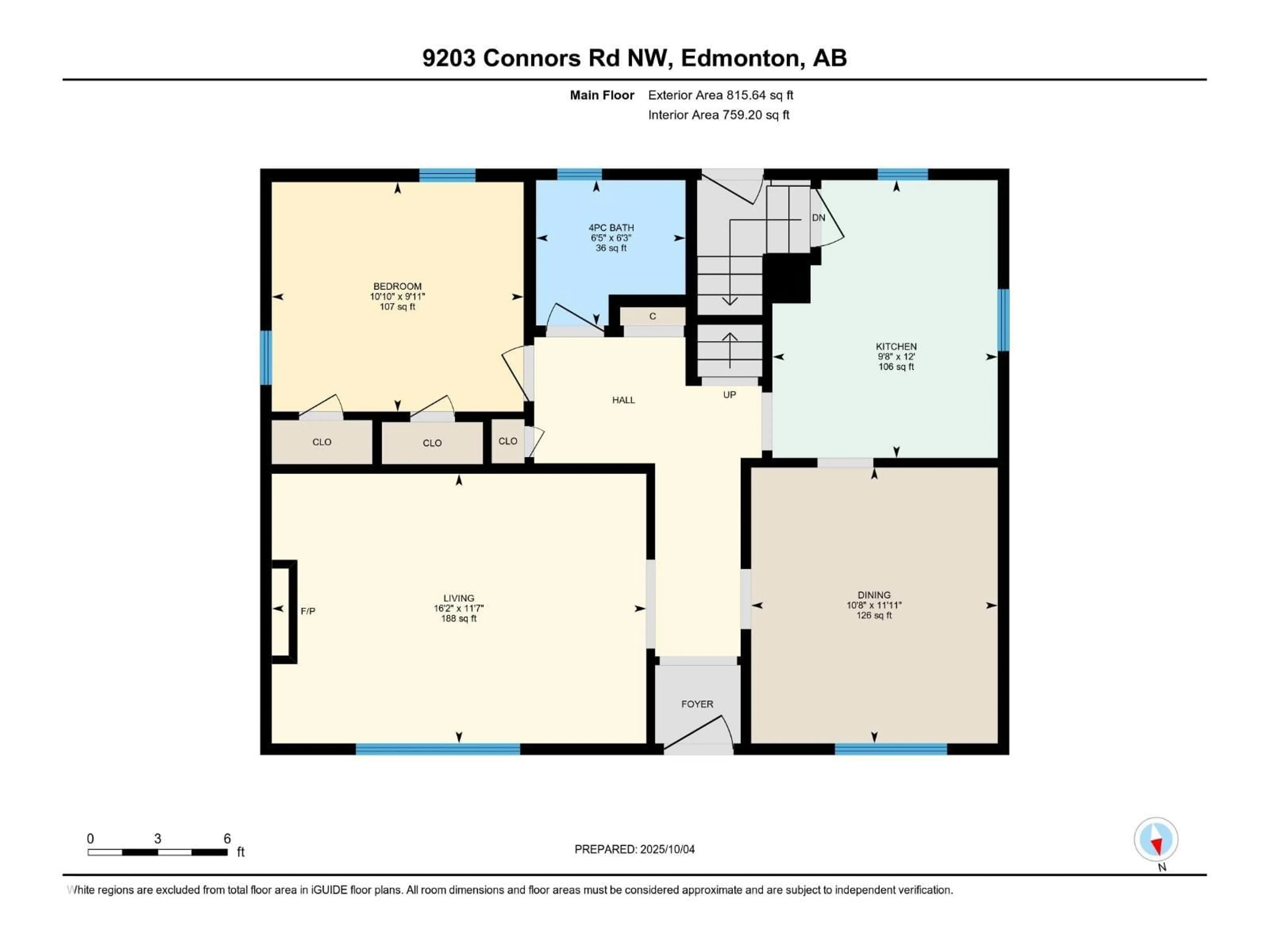 Floor plan for 9203 CONNORS RD, Edmonton Alberta T6C4B8