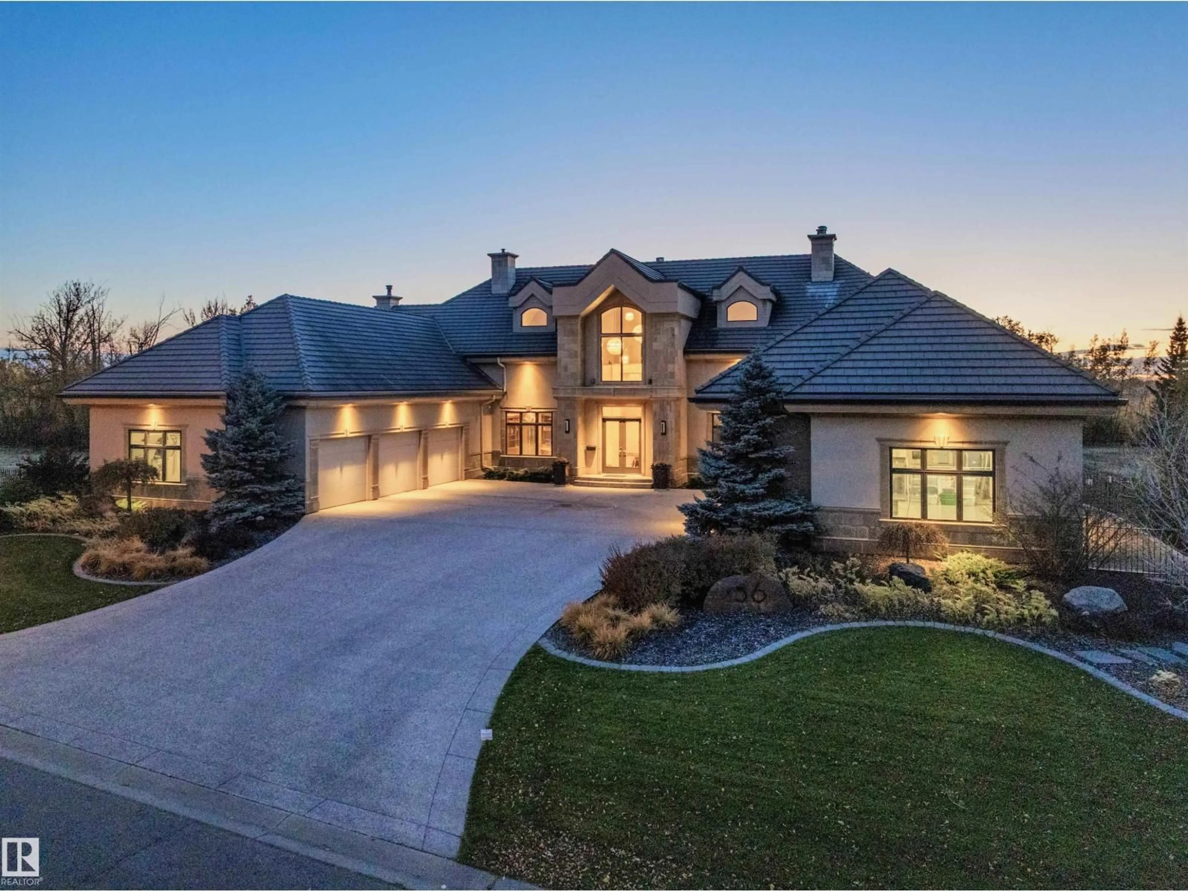 Home with brick exterior material, street for 56 WINDERMERE DR, Edmonton Alberta T6X0S1