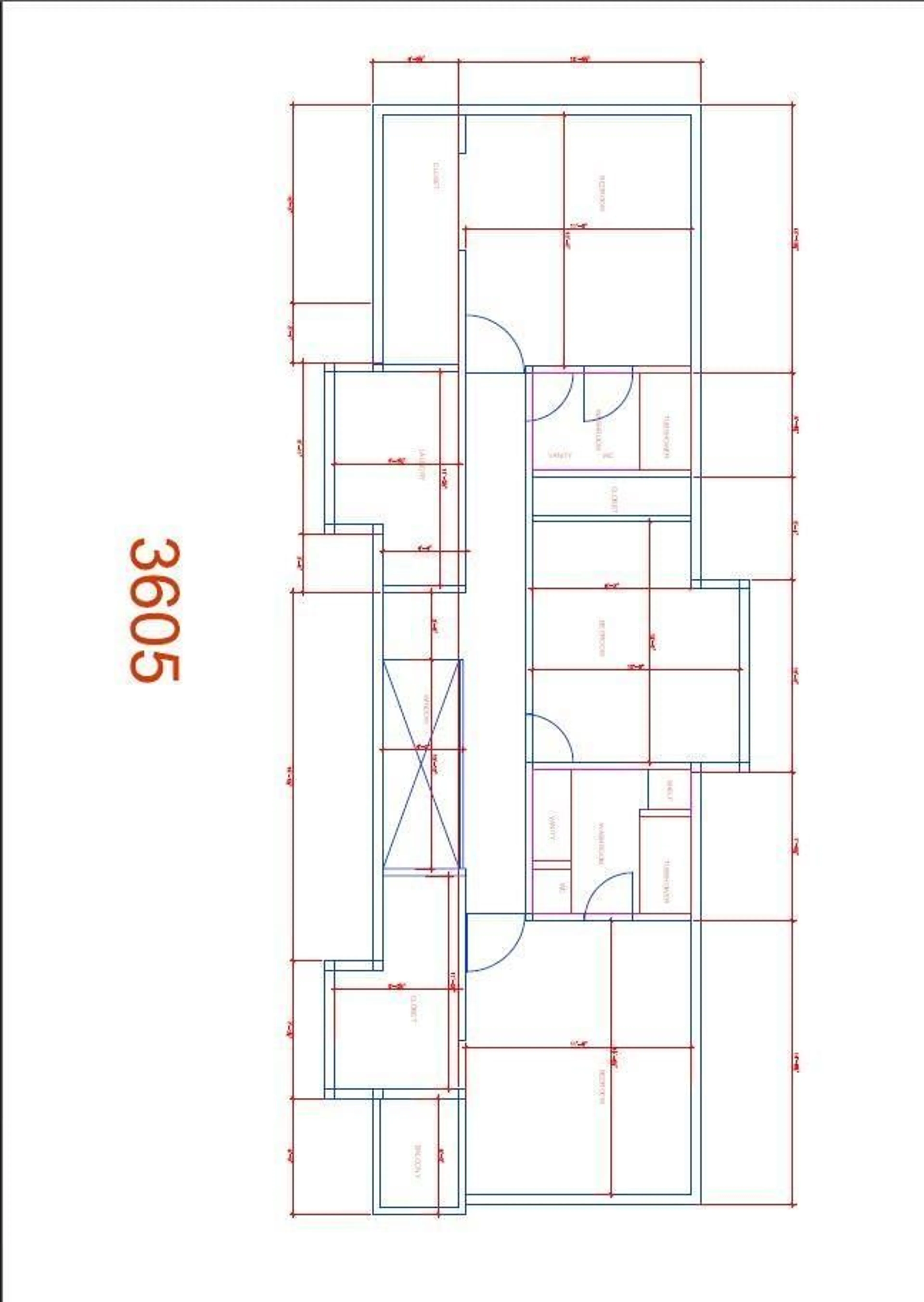Floor plan for 3605 112 AV, Edmonton Alberta T5W0M3