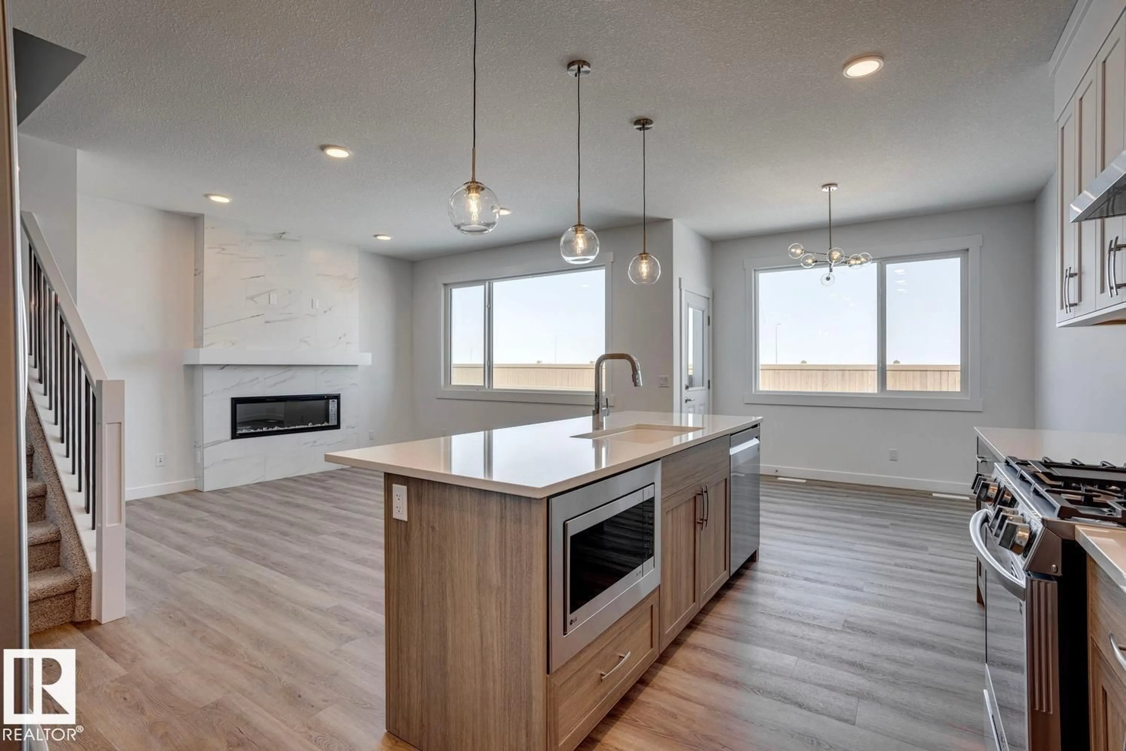 Open concept kitchen, unknown for NW - 6268 180 AV, Edmonton Alberta T5Y4A6