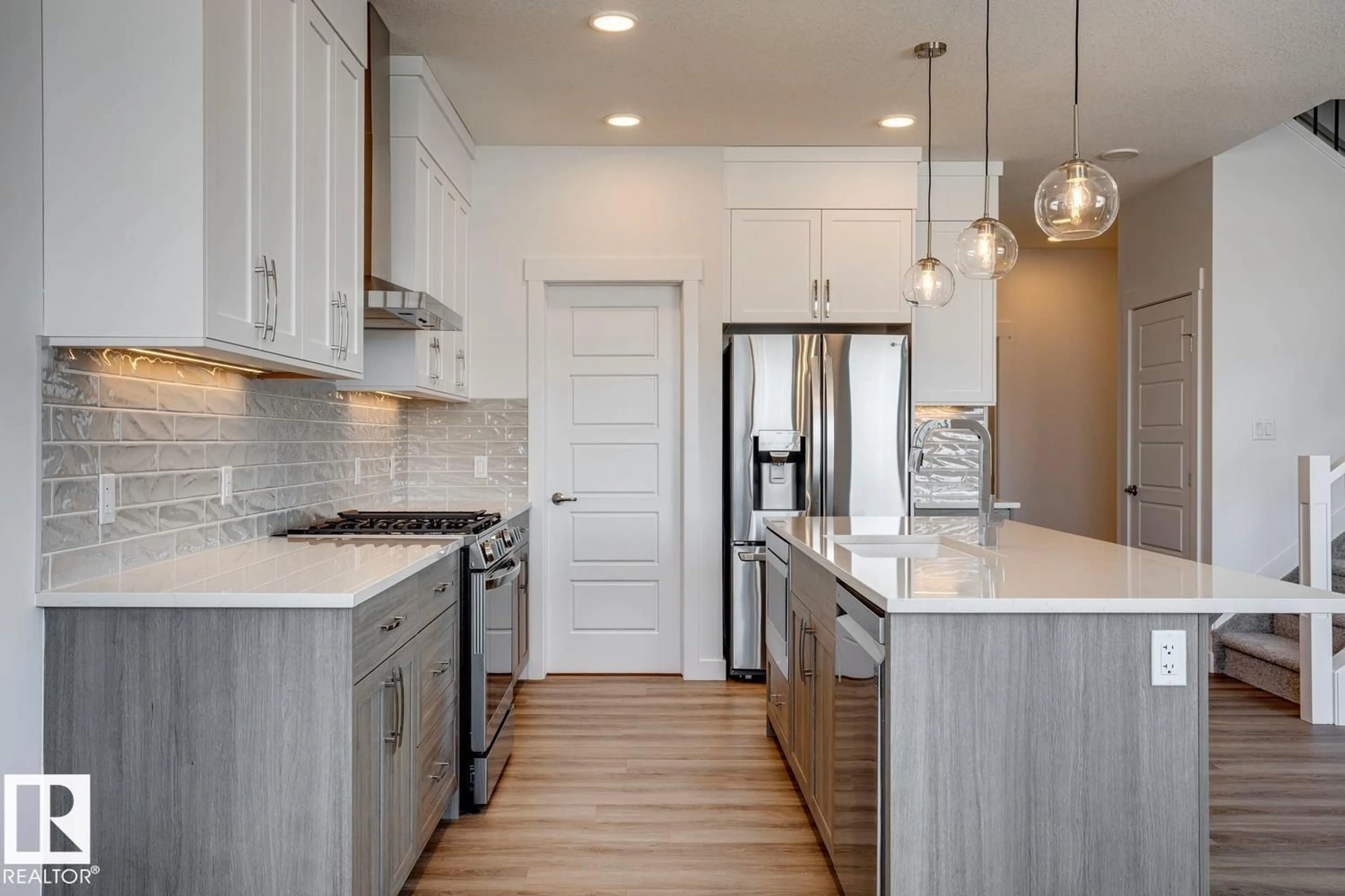 Open concept kitchen, unknown for NW - 6268 180 AV, Edmonton Alberta T5Y4A6