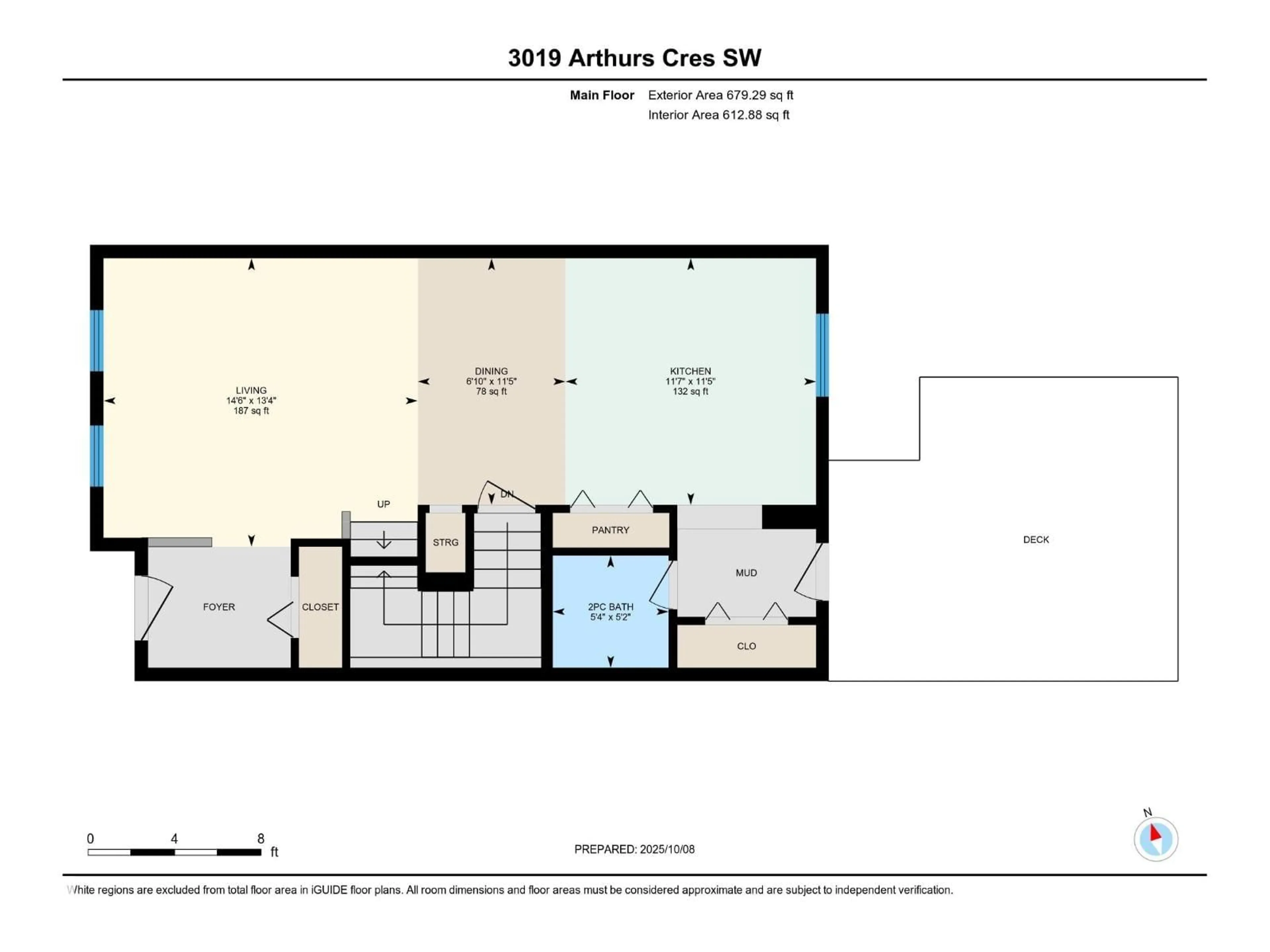 Floor plan for SW - 3019 ARTHURS CR, Edmonton Alberta T6W2H9