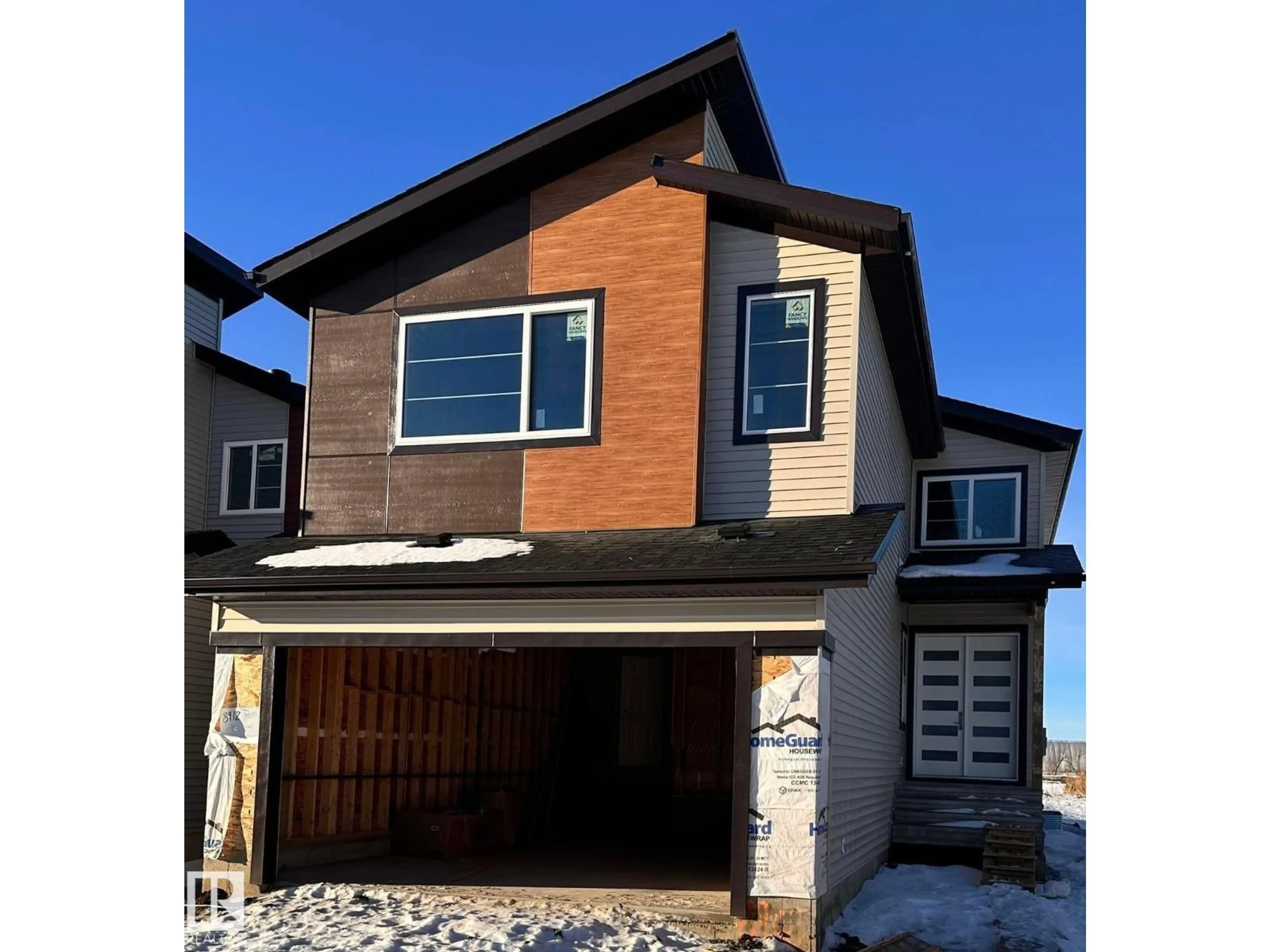 Home with vinyl exterior material, street for 8912 MAYDAY WY, Edmonton Alberta T6X3E6