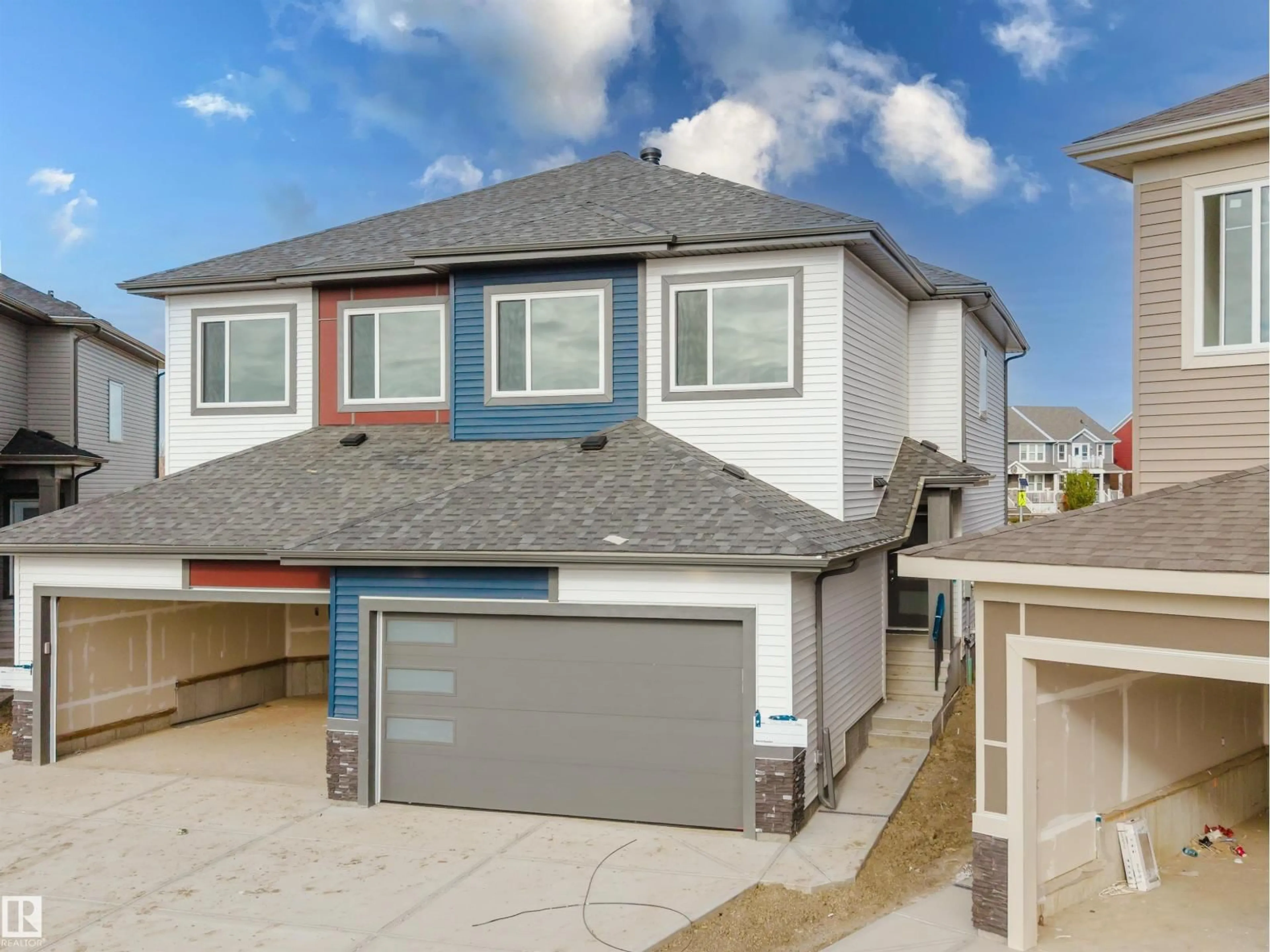 Home with vinyl exterior material, street for 130 MITCHELL BN, Leduc Alberta T9E1T5
