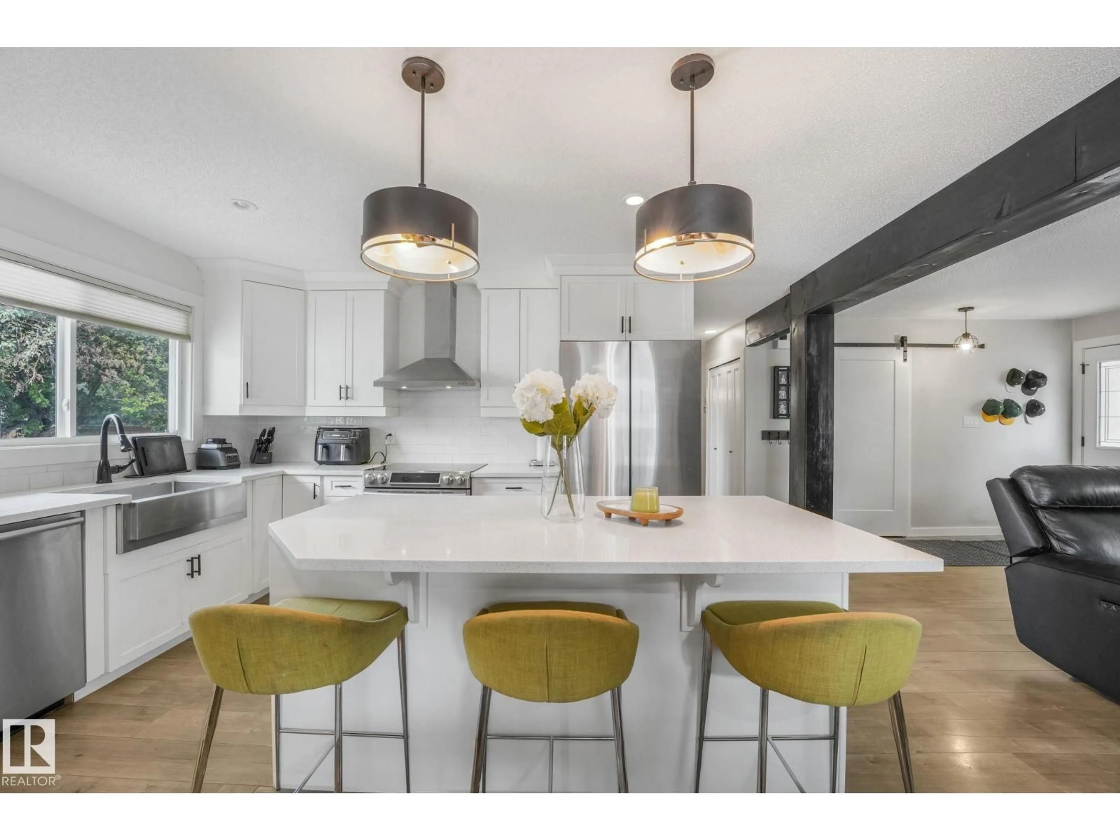 Contemporary kitchen, ceramic/tile floor for 1020 MONY PENNY CR, Sherwood Park Alberta T8A1C3
