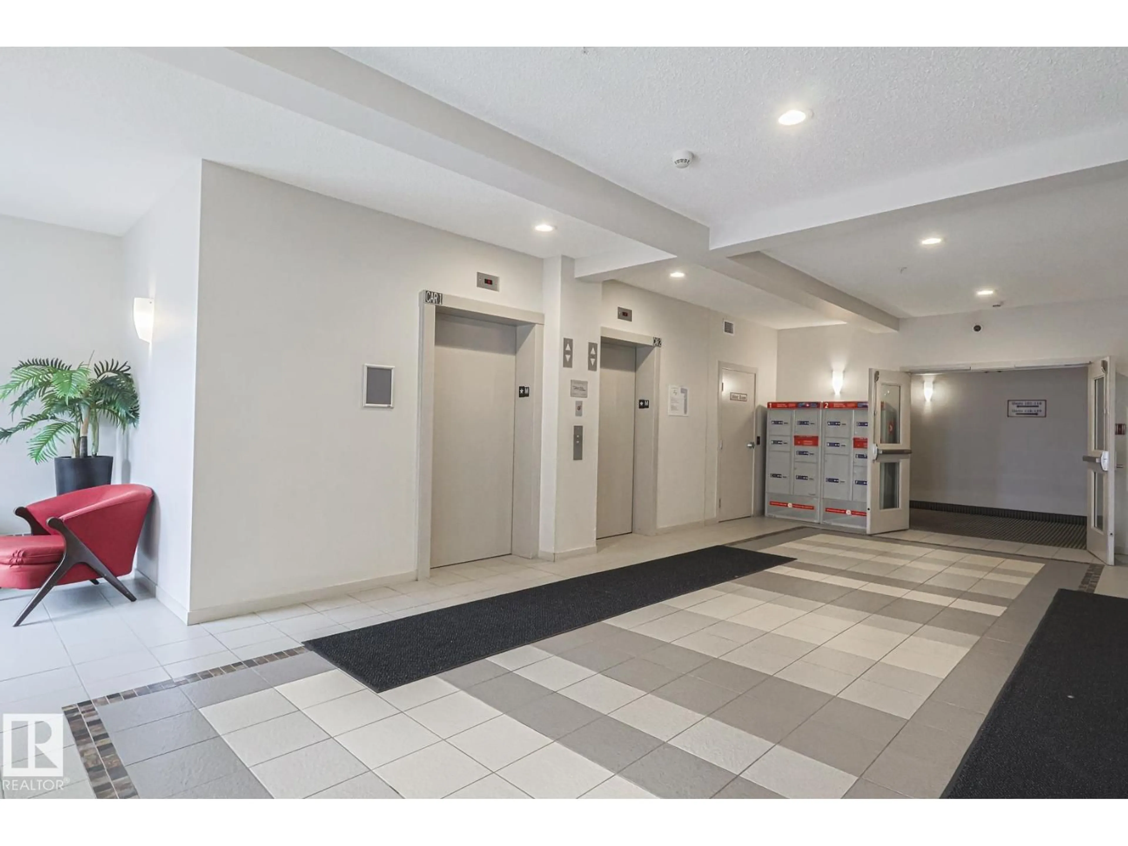 Indoor foyer for #402 - 1820 RUTHERFORD RD, Edmonton Alberta T6W2K6