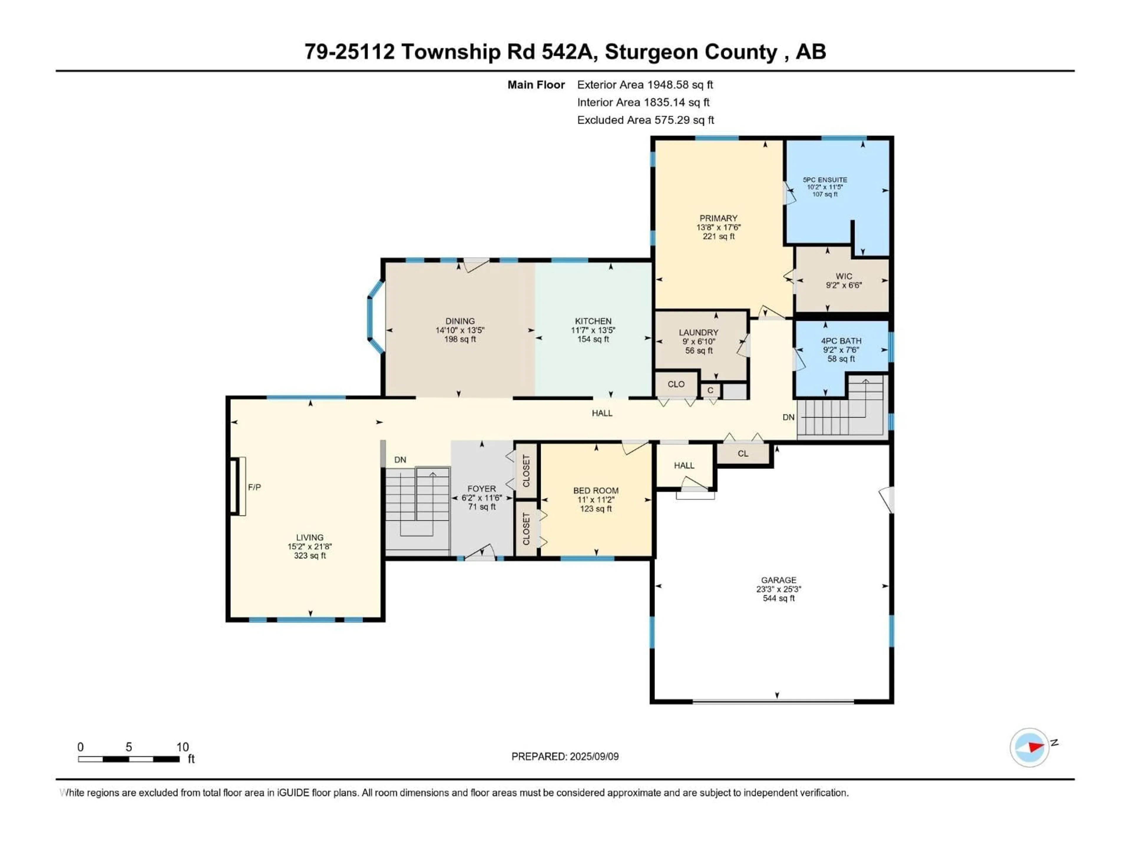 Floor plan for 79 25112 TWP ROAD 542A, Rural Sturgeon County Alberta T8T0B2