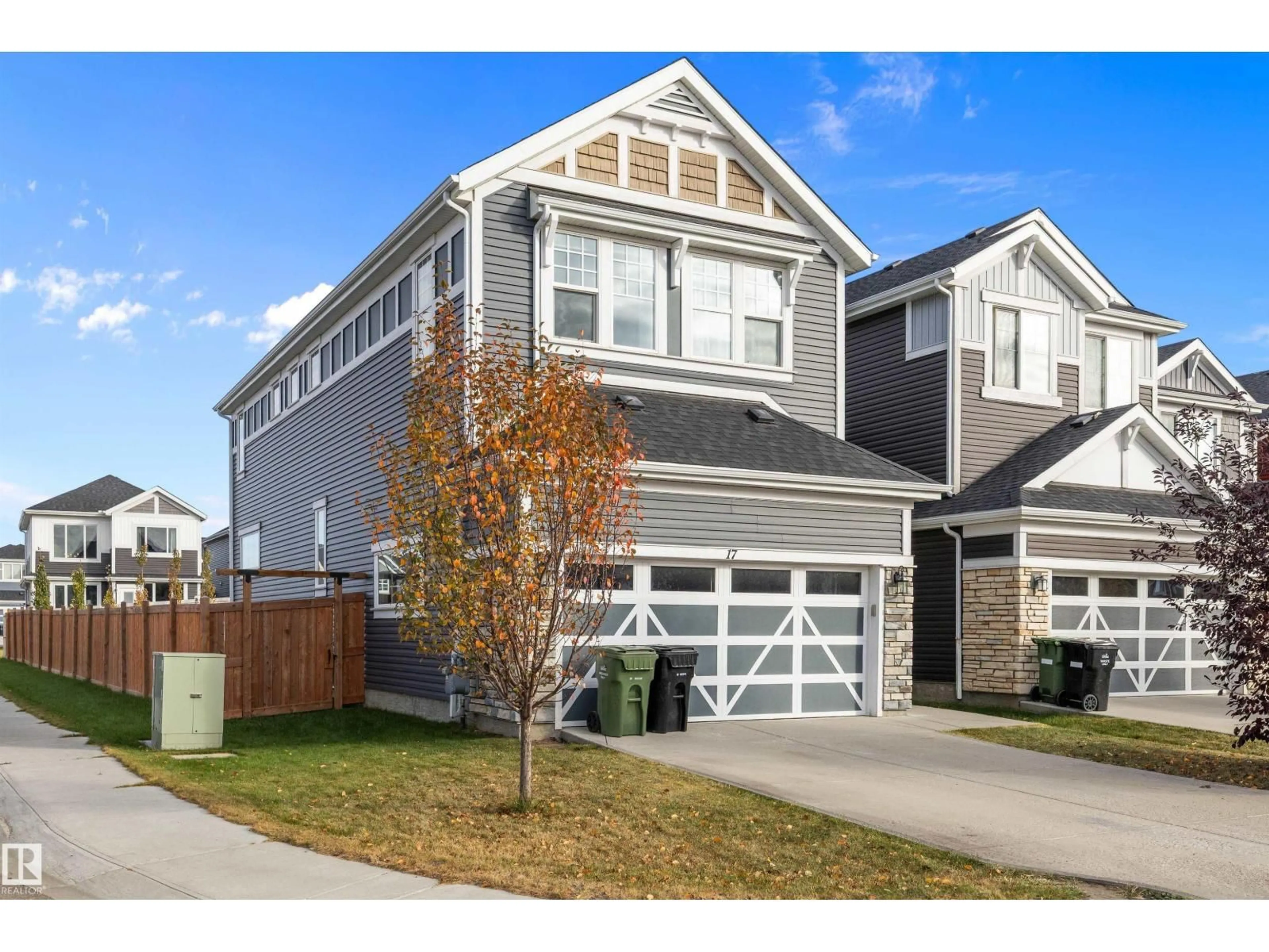 Home with vinyl exterior material, street for 17 STOUT PL, Leduc Alberta T9E1K4