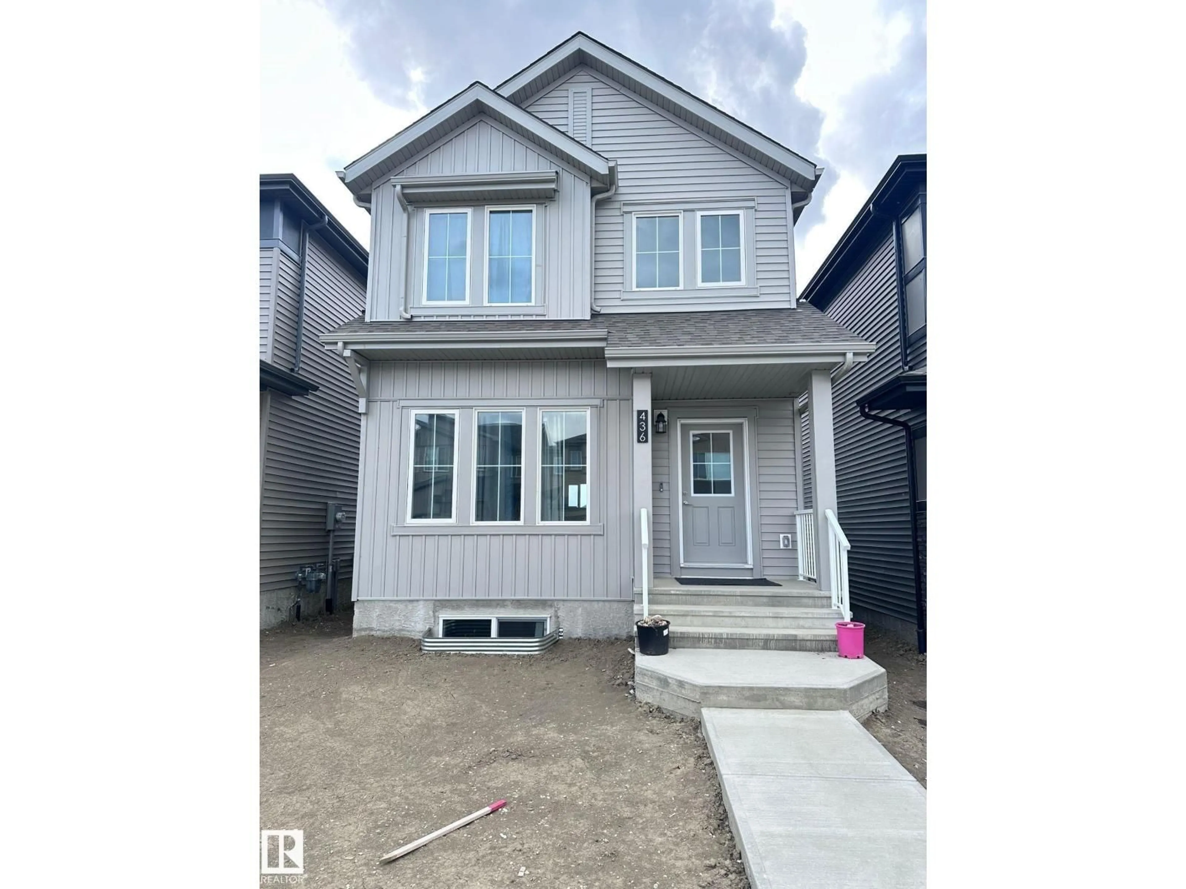 Home with vinyl exterior material, street for 436 29 ST, Edmonton Alberta T6X3E7