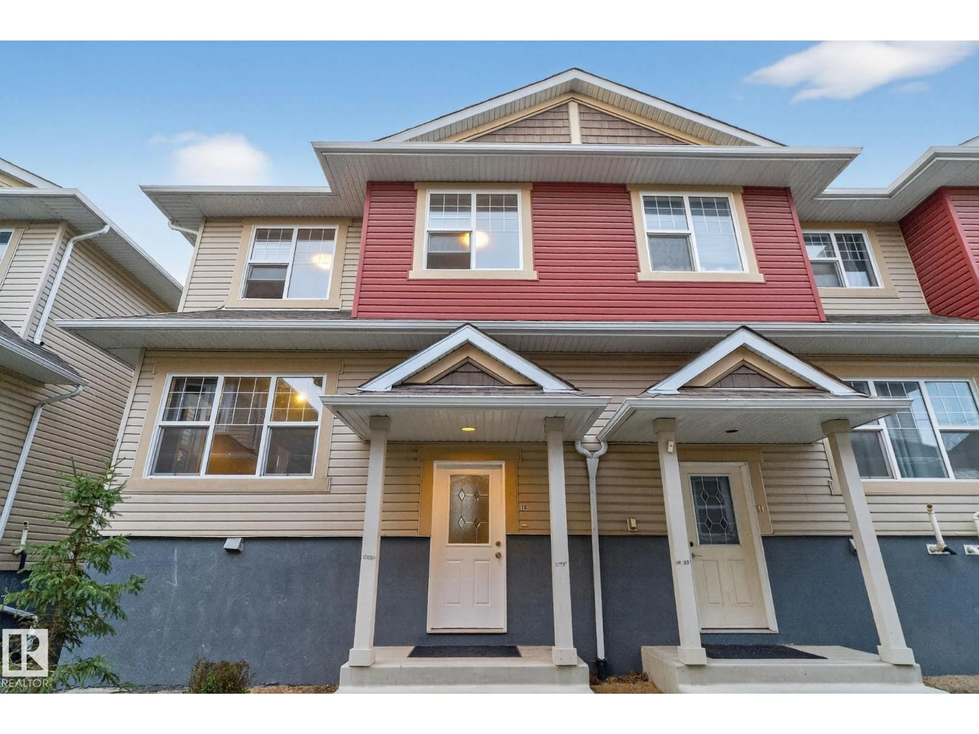 Home with vinyl exterior material, street for NW - 10 10114 160 STREET, Edmonton Alberta T5P3E7