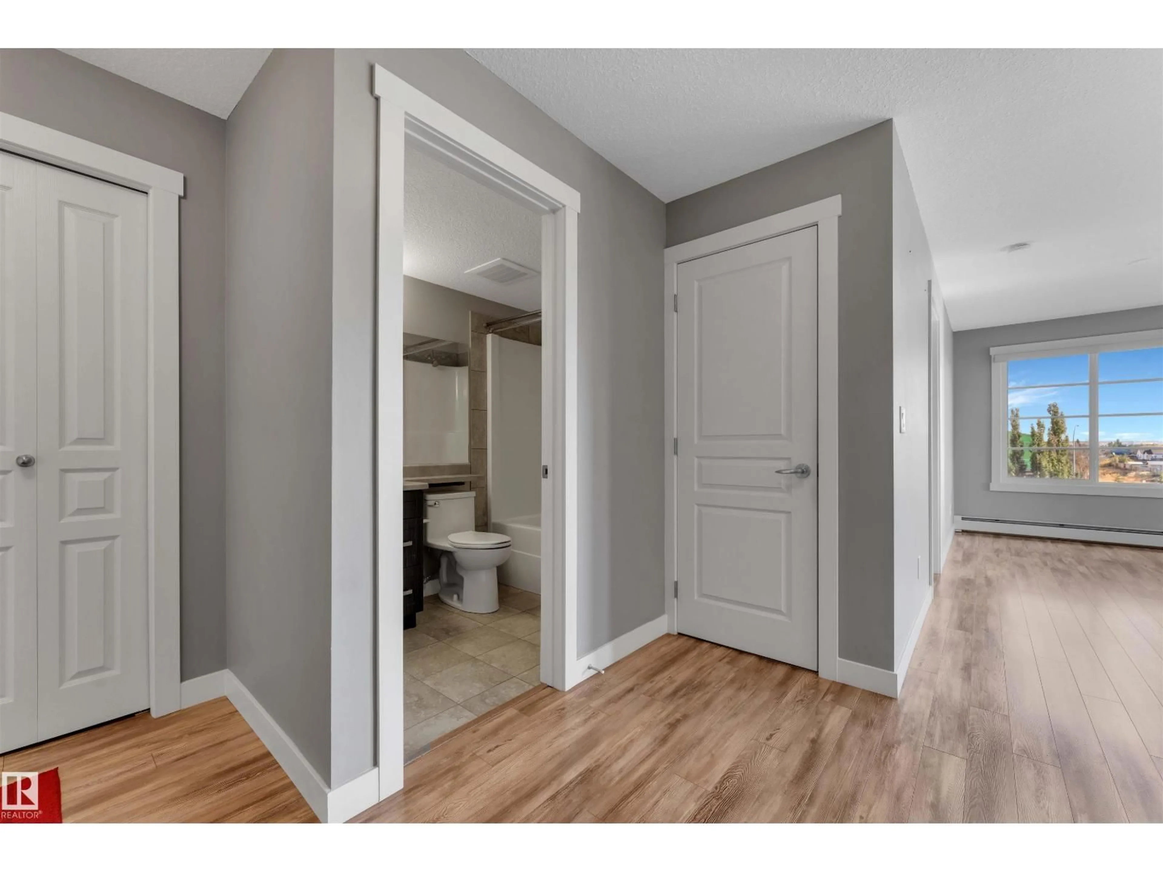 Indoor entryway for 319 - 3670 139 AV NW, Edmonton Alberta T5Y3N5